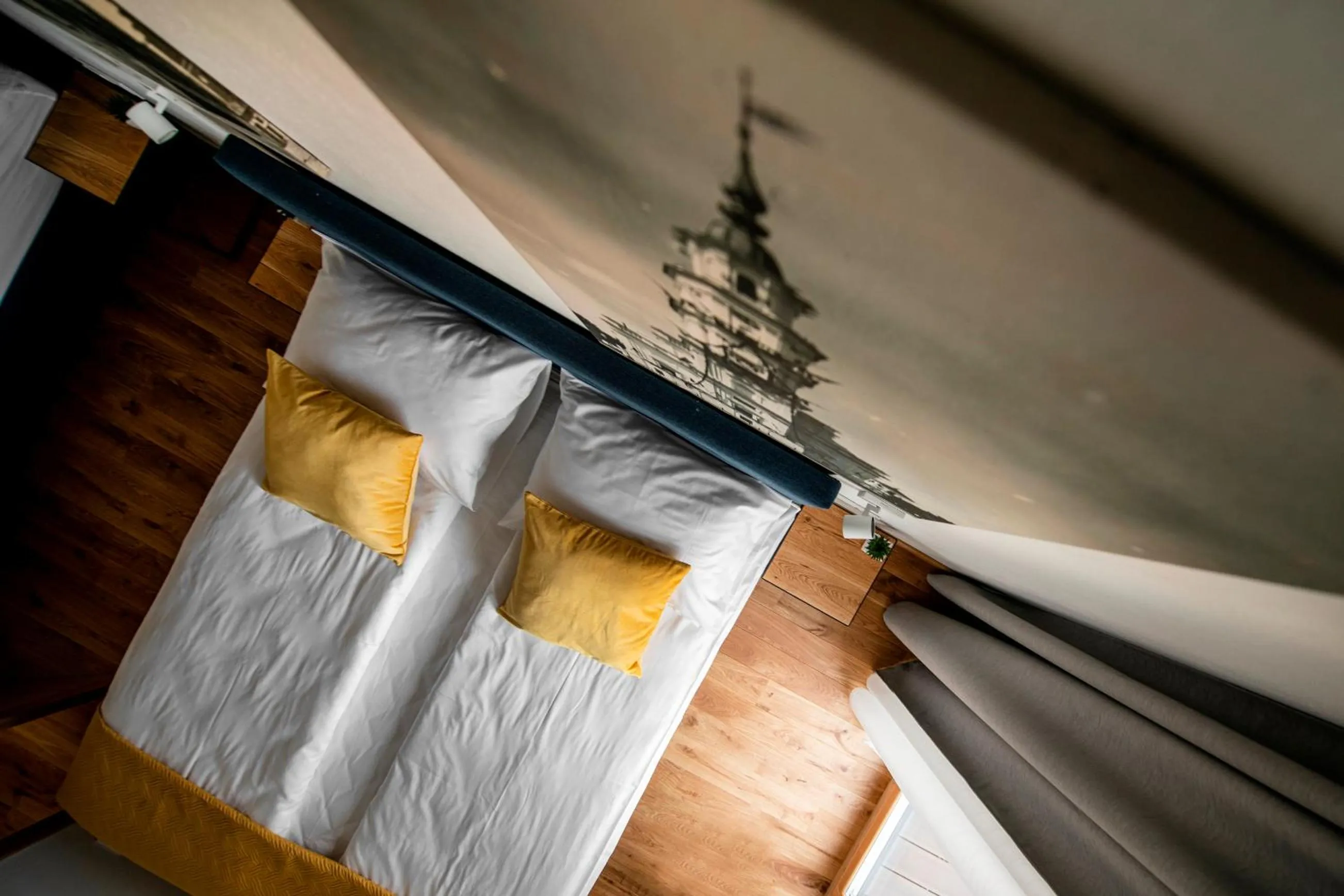 Bed in King Mindaugas Apartments