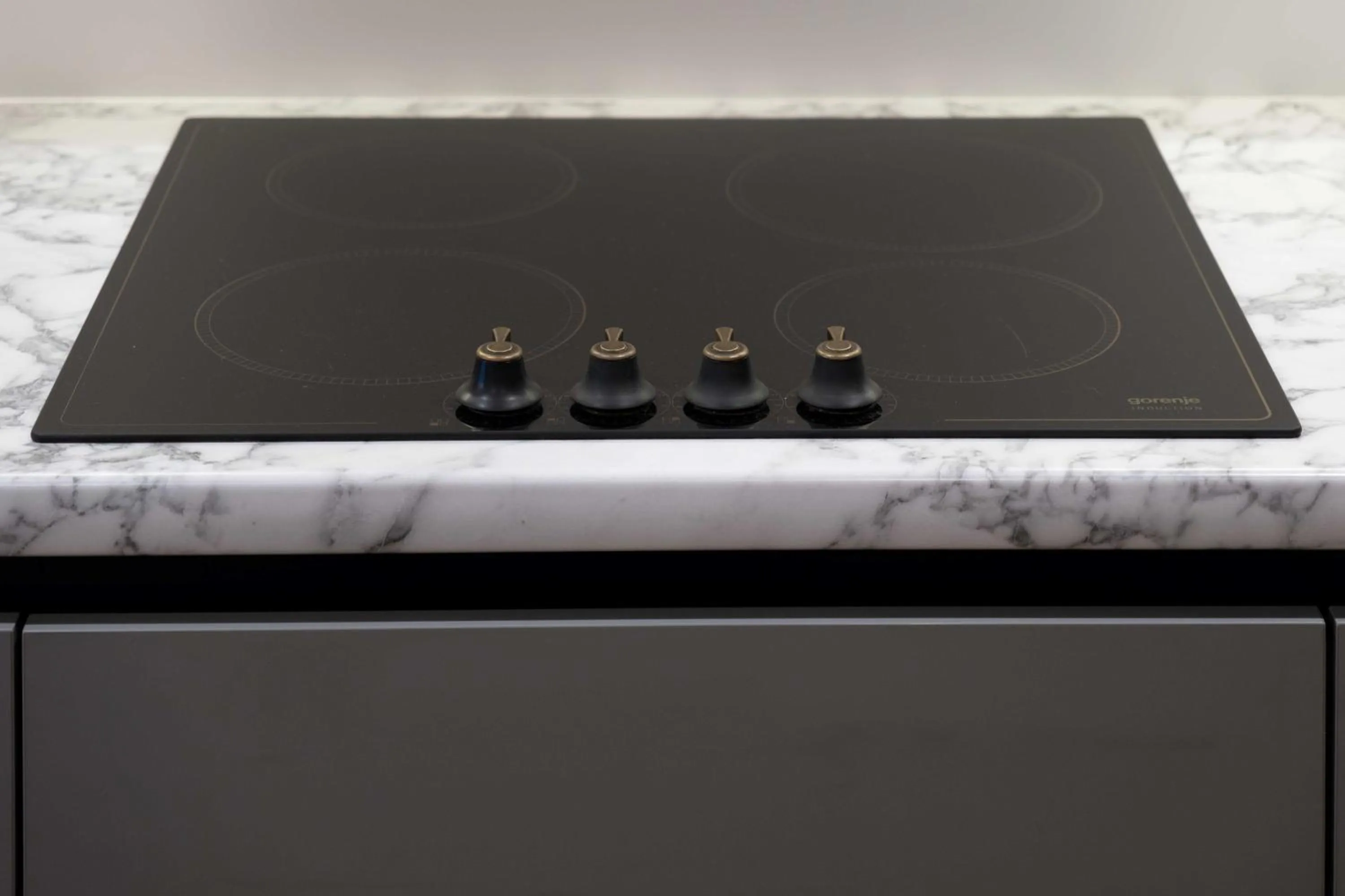 Kitchen or kitchenette in King Mindaugas Apartments