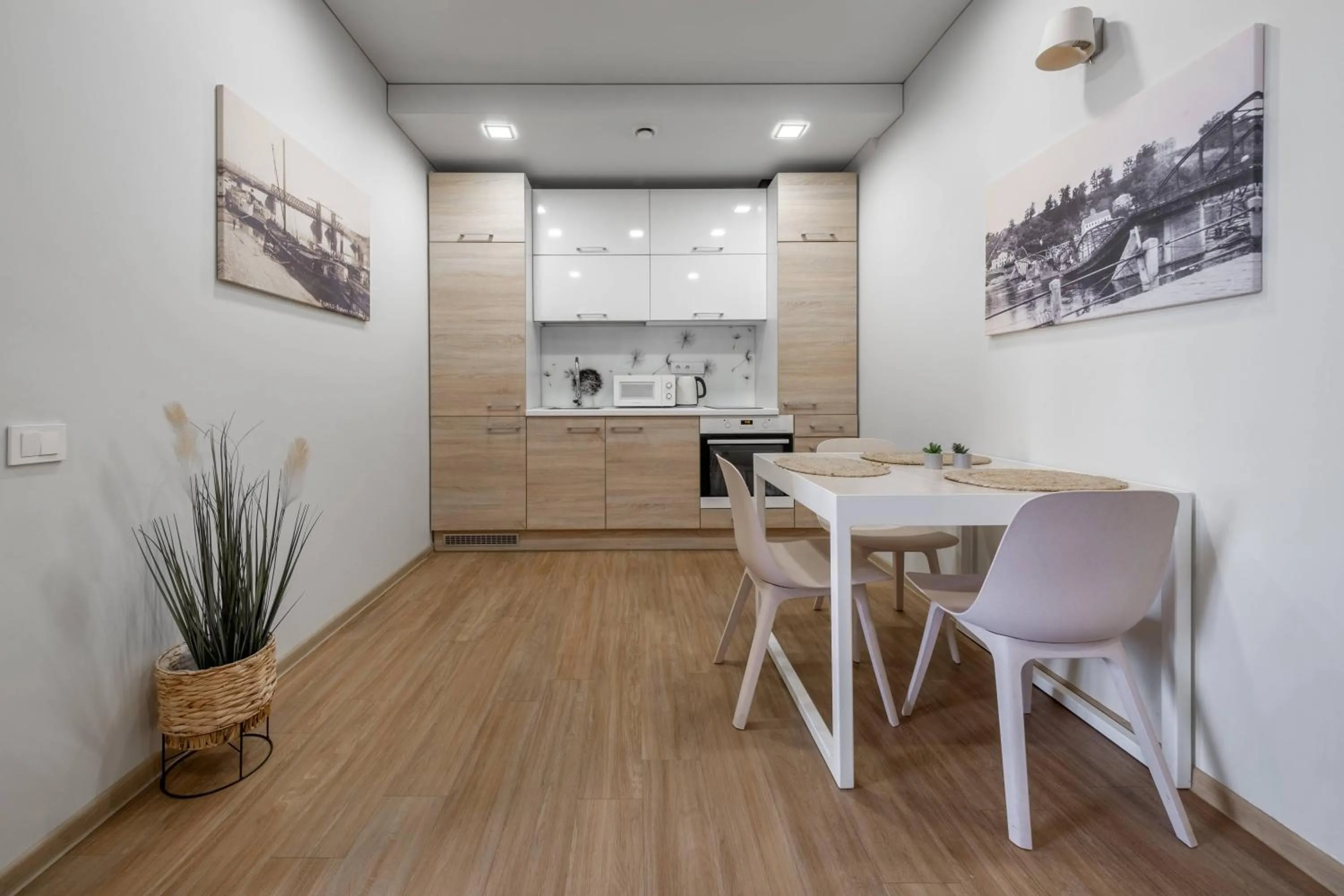 Dining area in King Mindaugas Apartments