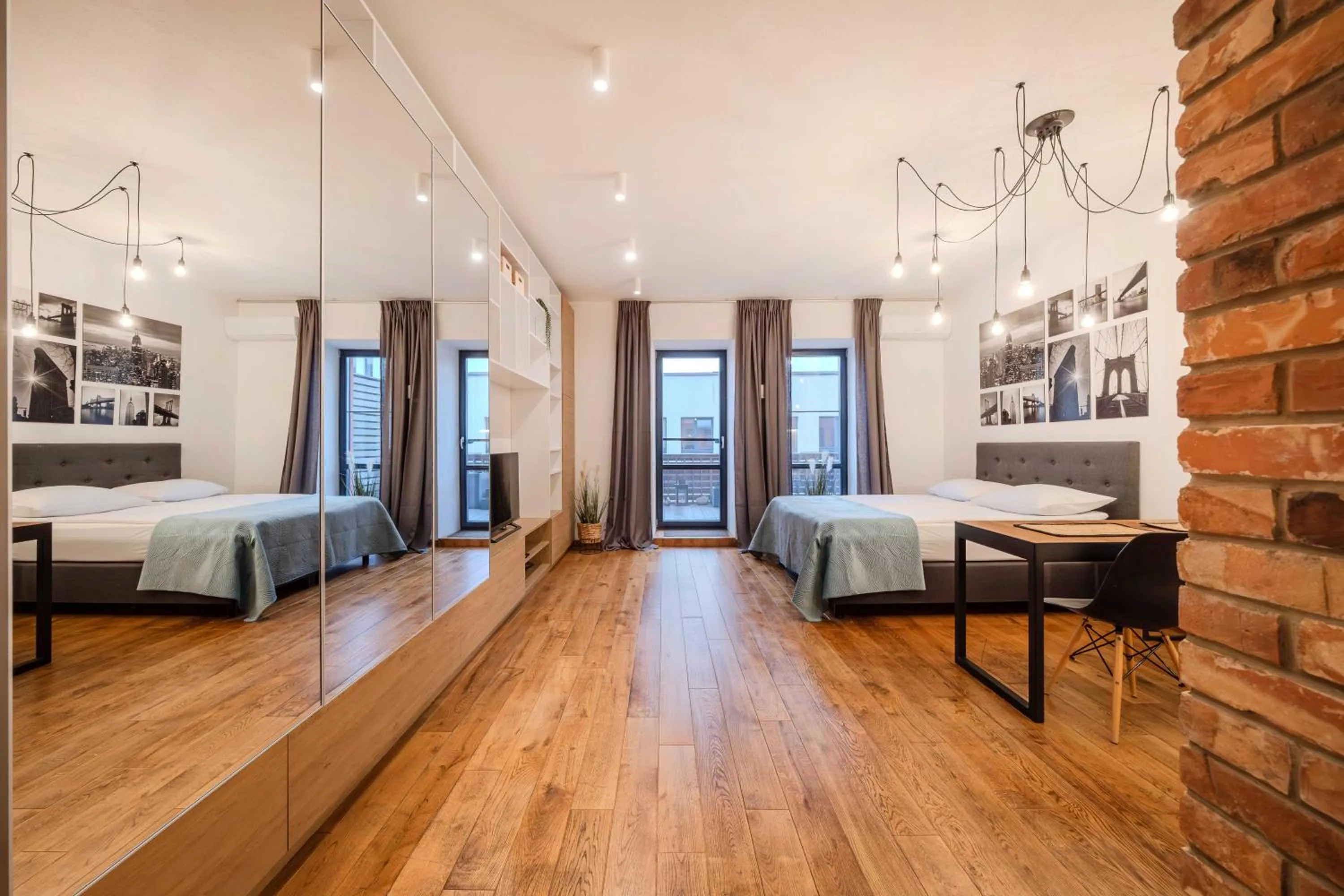 Bedroom, Bed in King Mindaugas Apartments