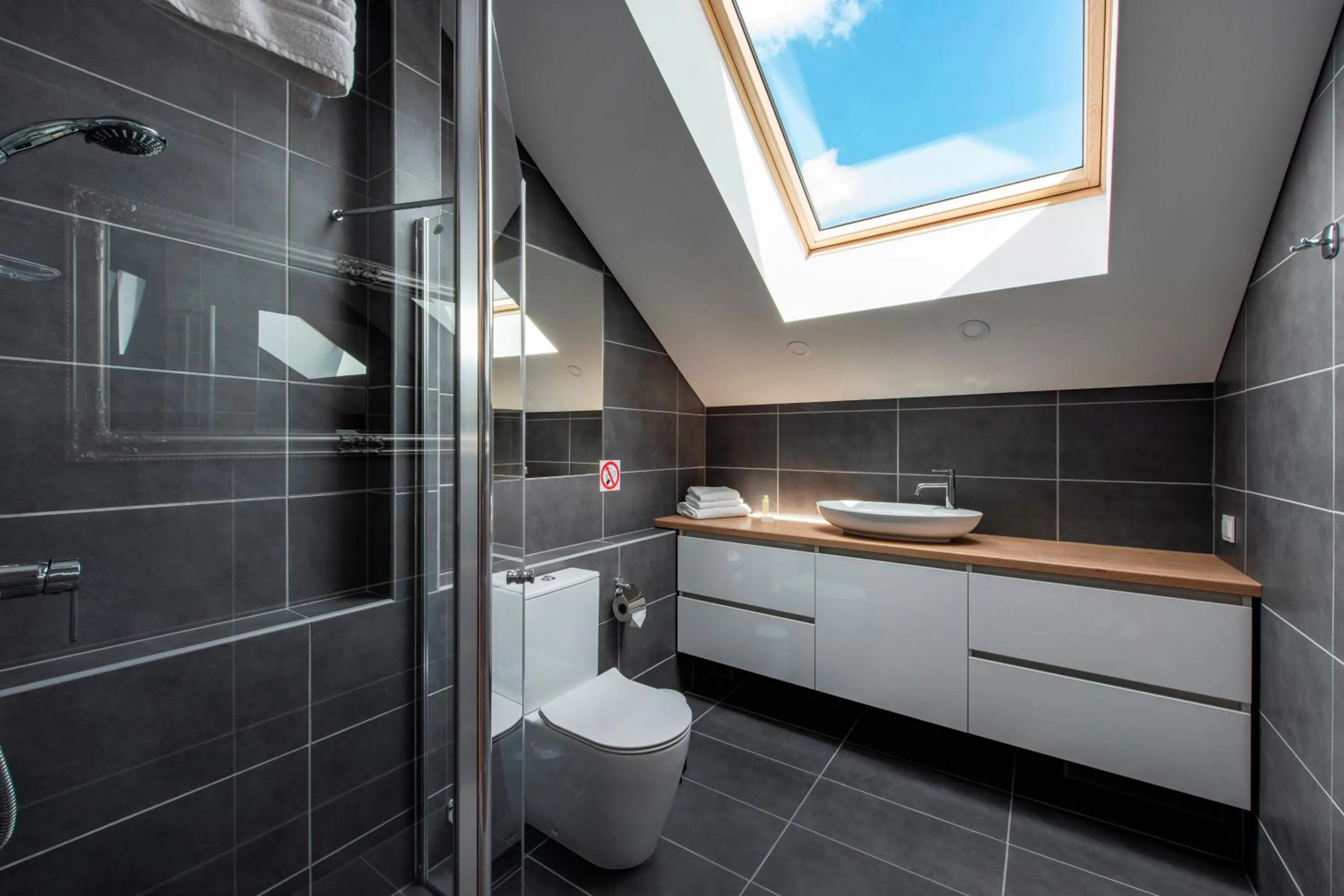 Bathroom in King Mindaugas Apartments