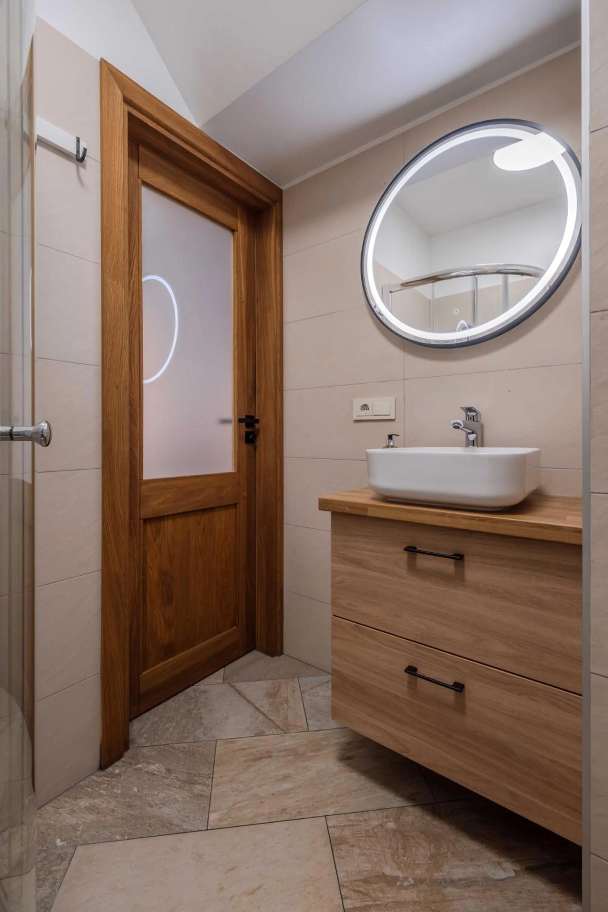 Bathroom in King Mindaugas Apartments