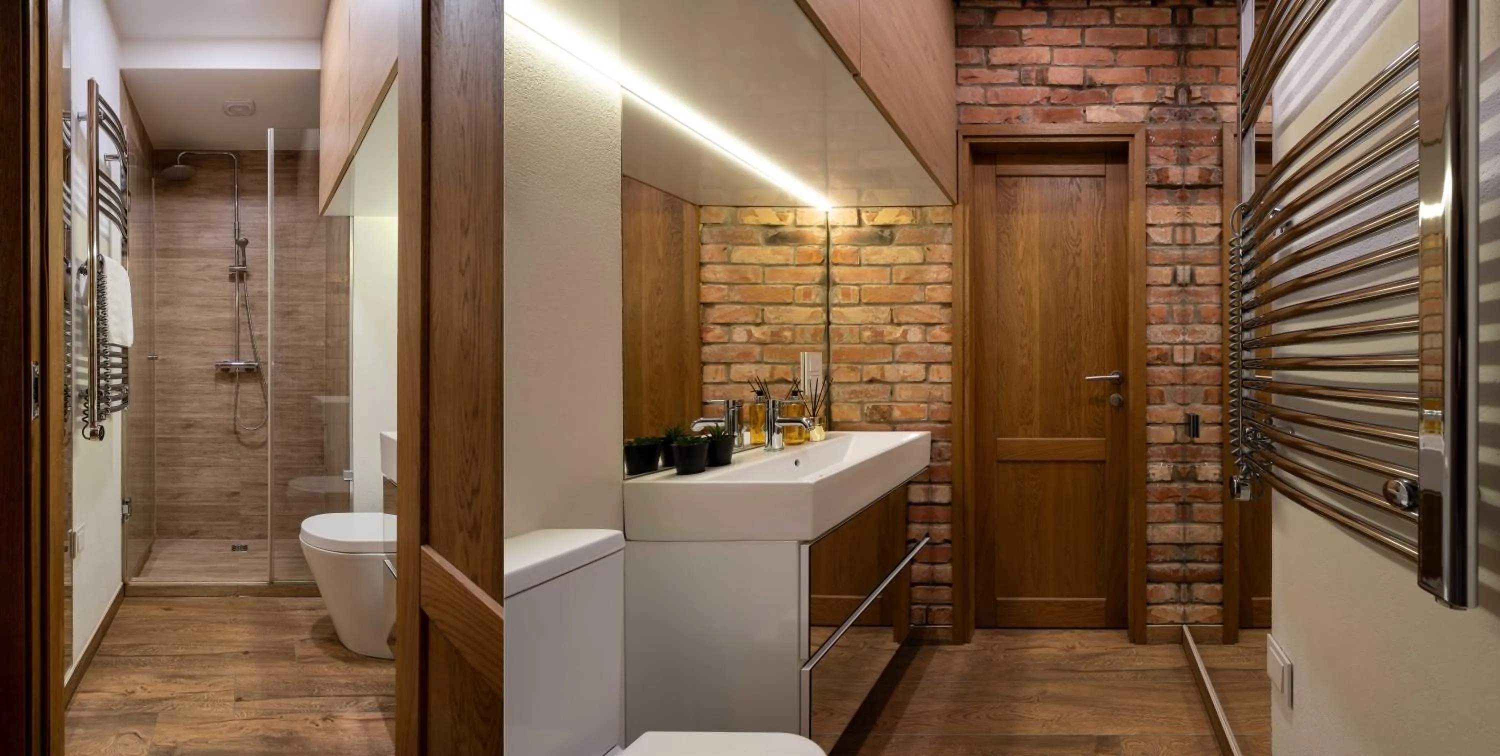 Bathroom in King Mindaugas Apartments