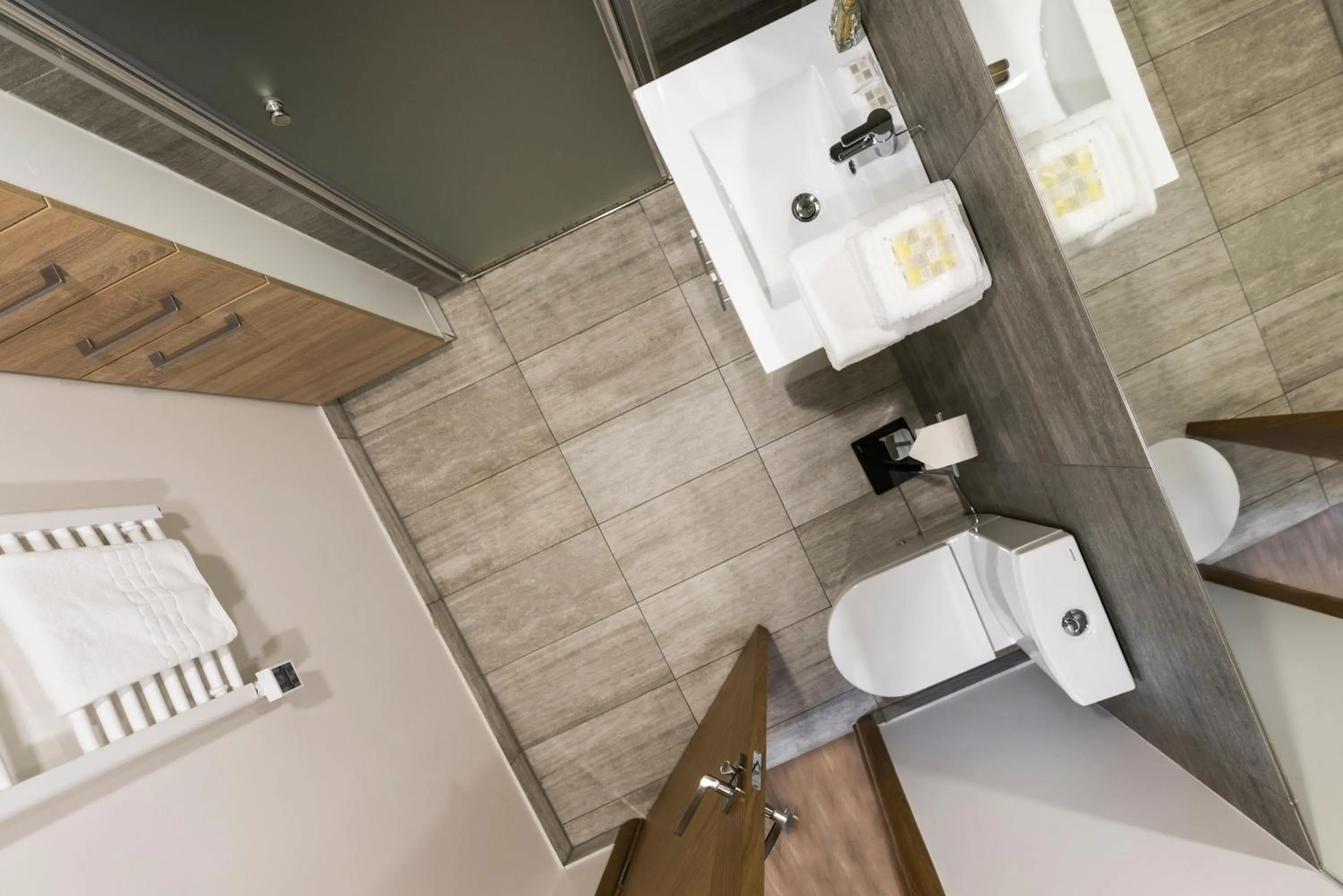 Bathroom in King Mindaugas Apartments