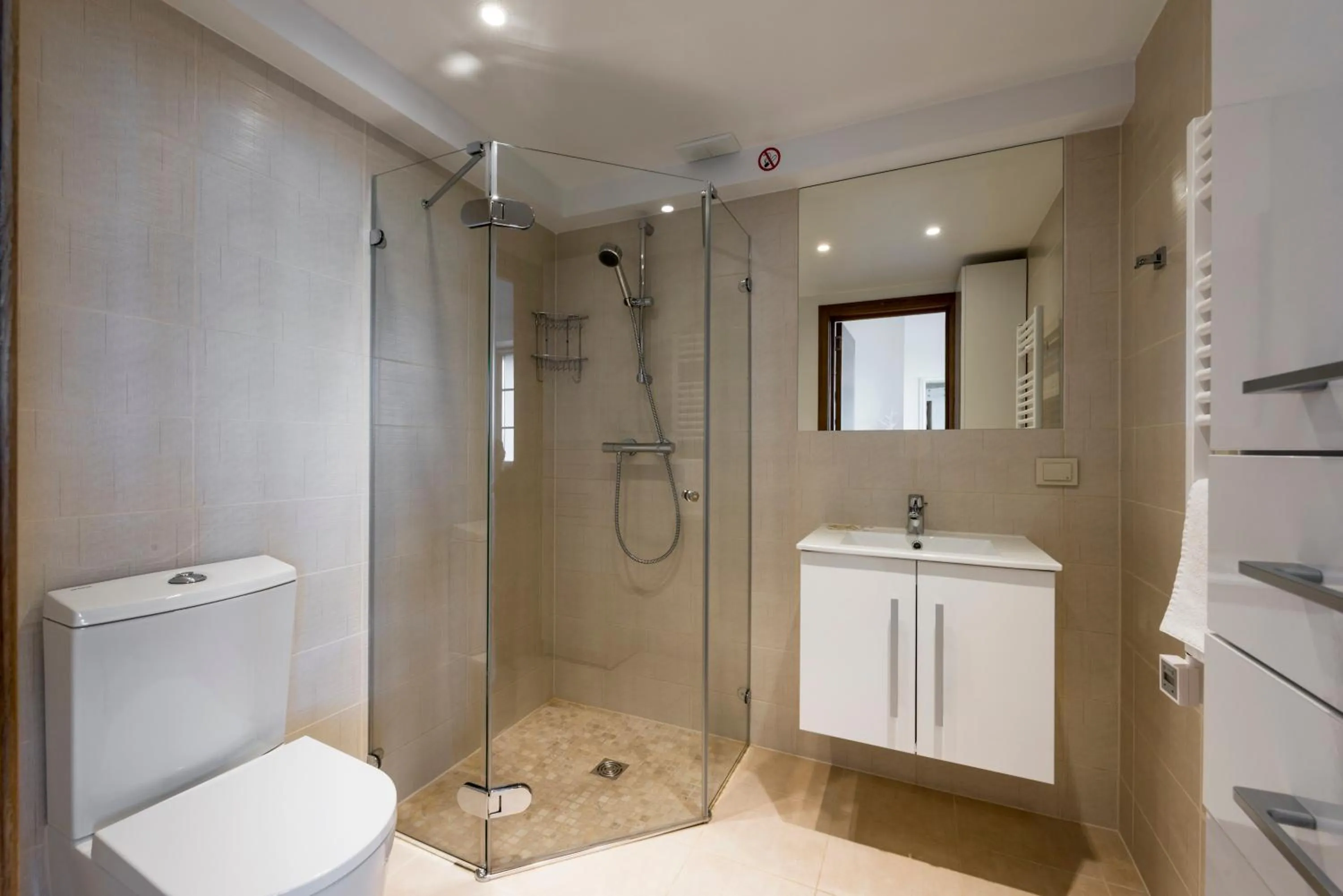 Shower in King Mindaugas Apartments