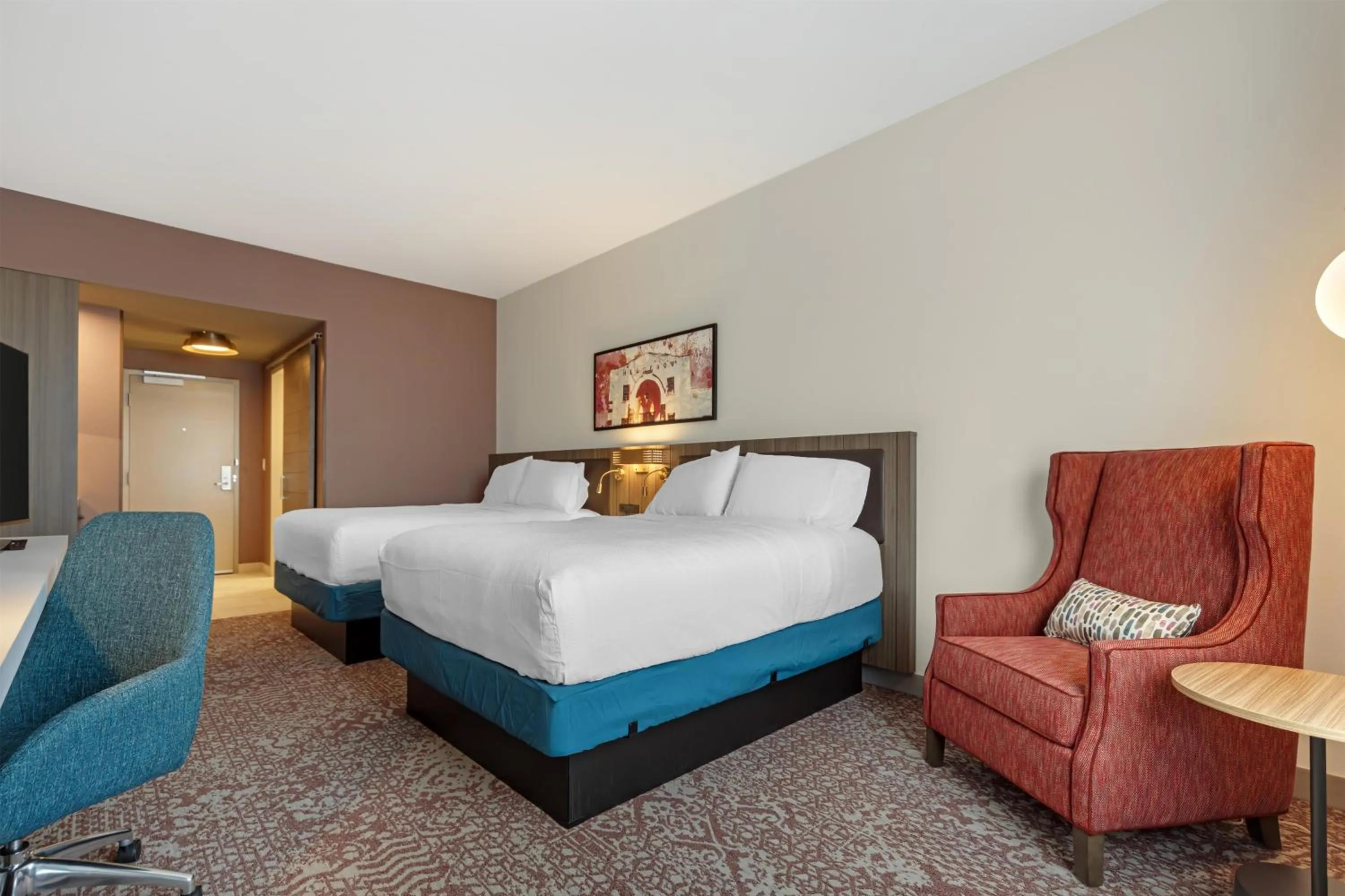 Bed in Hilton Garden Inn Media