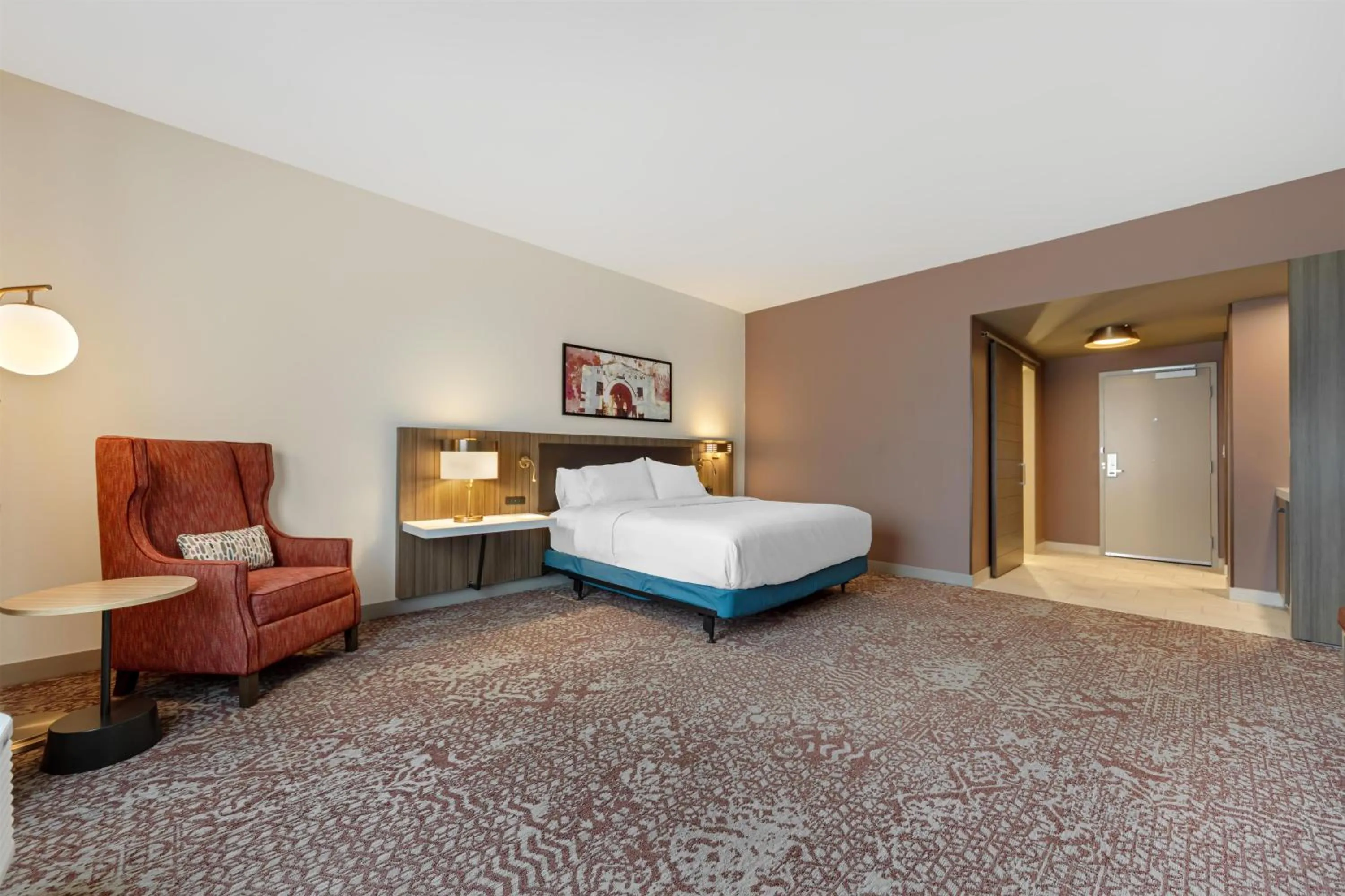 Bed in Hilton Garden Inn Media