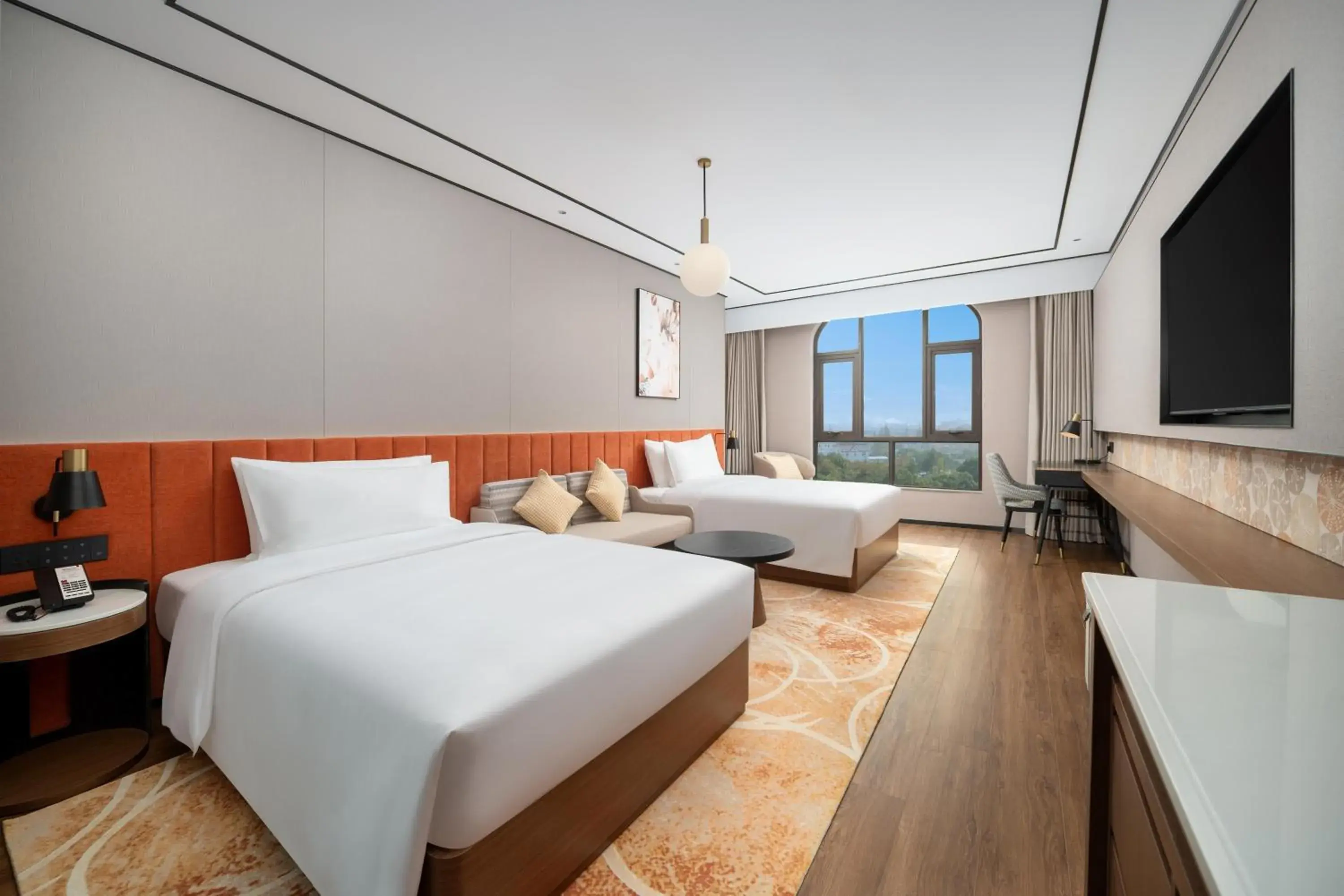 Twin Room in Hilton Garden Inn Shanghai Changxing Island Twin Room in Hilton Garden Inn Shanghai Changxing Island