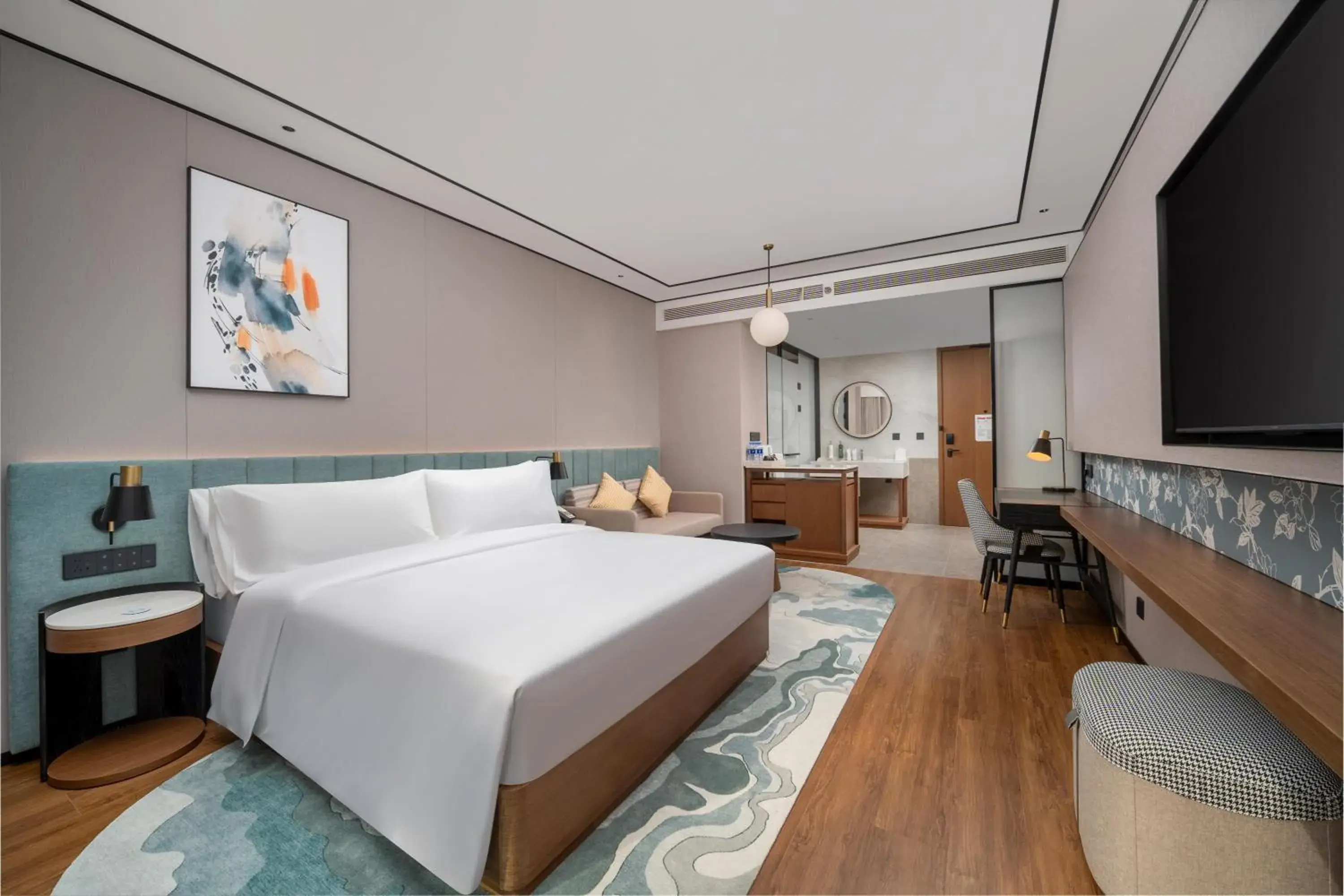 King Guest Room in Hilton Garden Inn Shanghai Changxing Island King Guest Room in Hilton Garden Inn Shanghai Changxing Island