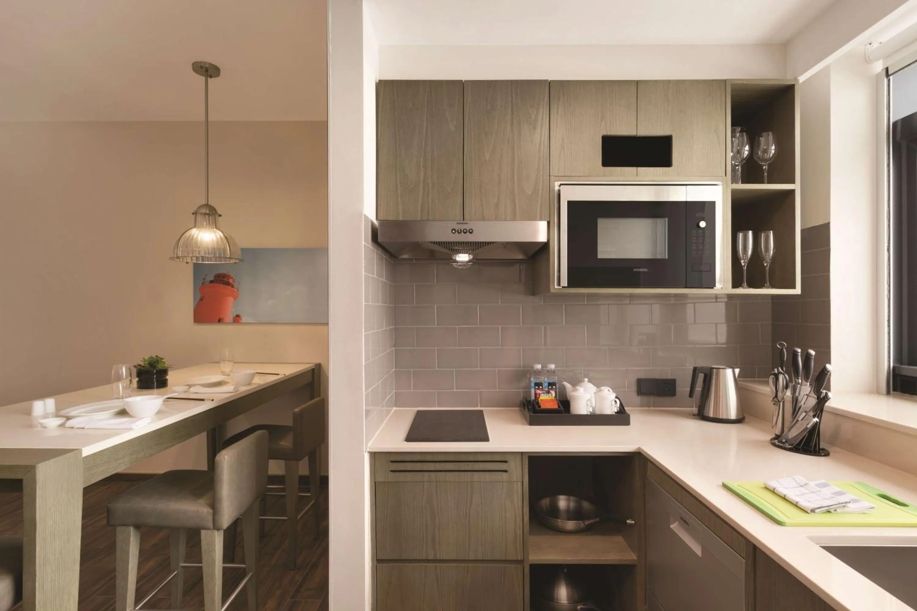 Photo of the whole room in Hyatt House Shenzhen Airport