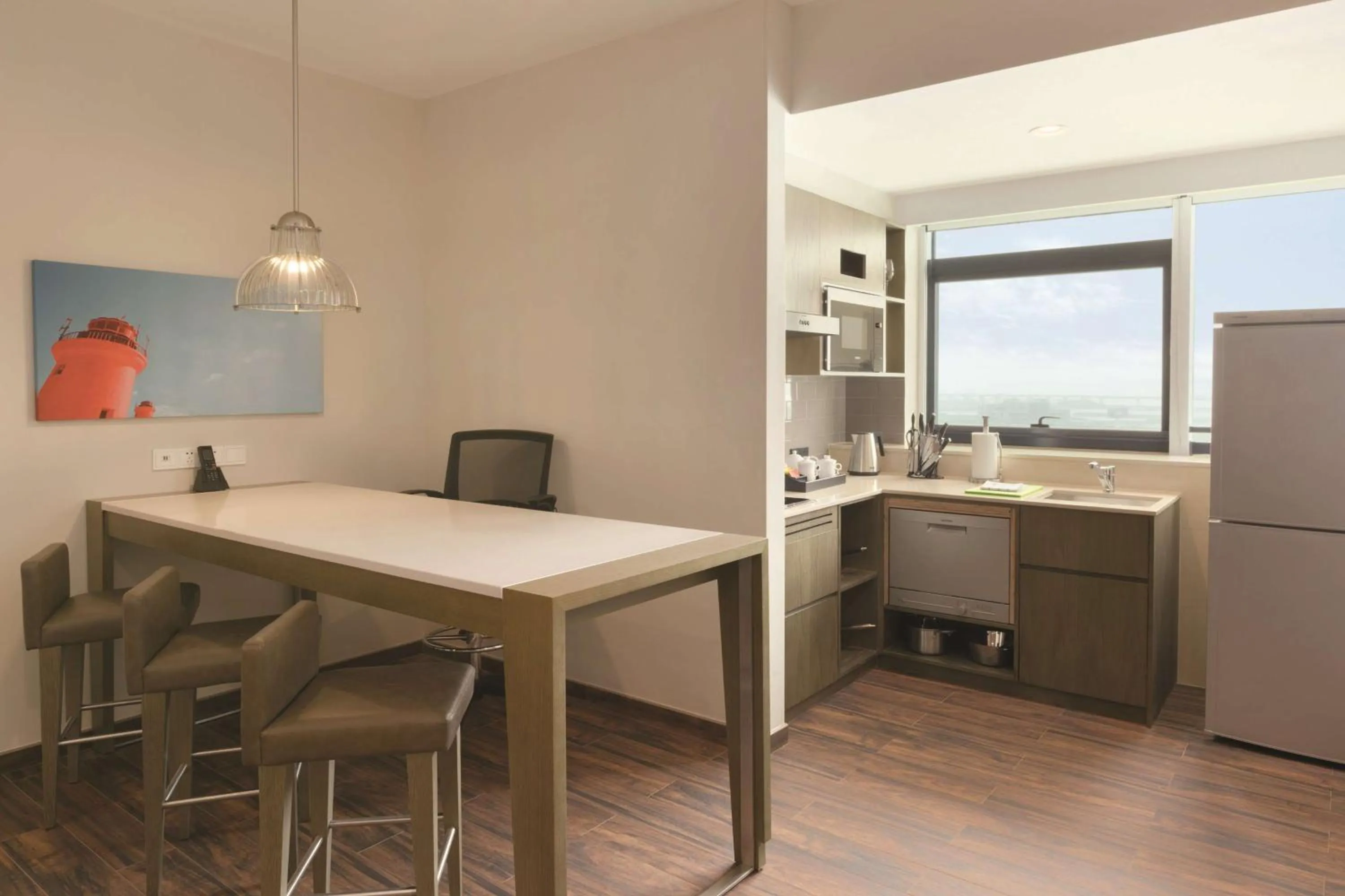 Photo of the whole room in Hyatt House Shenzhen Airport