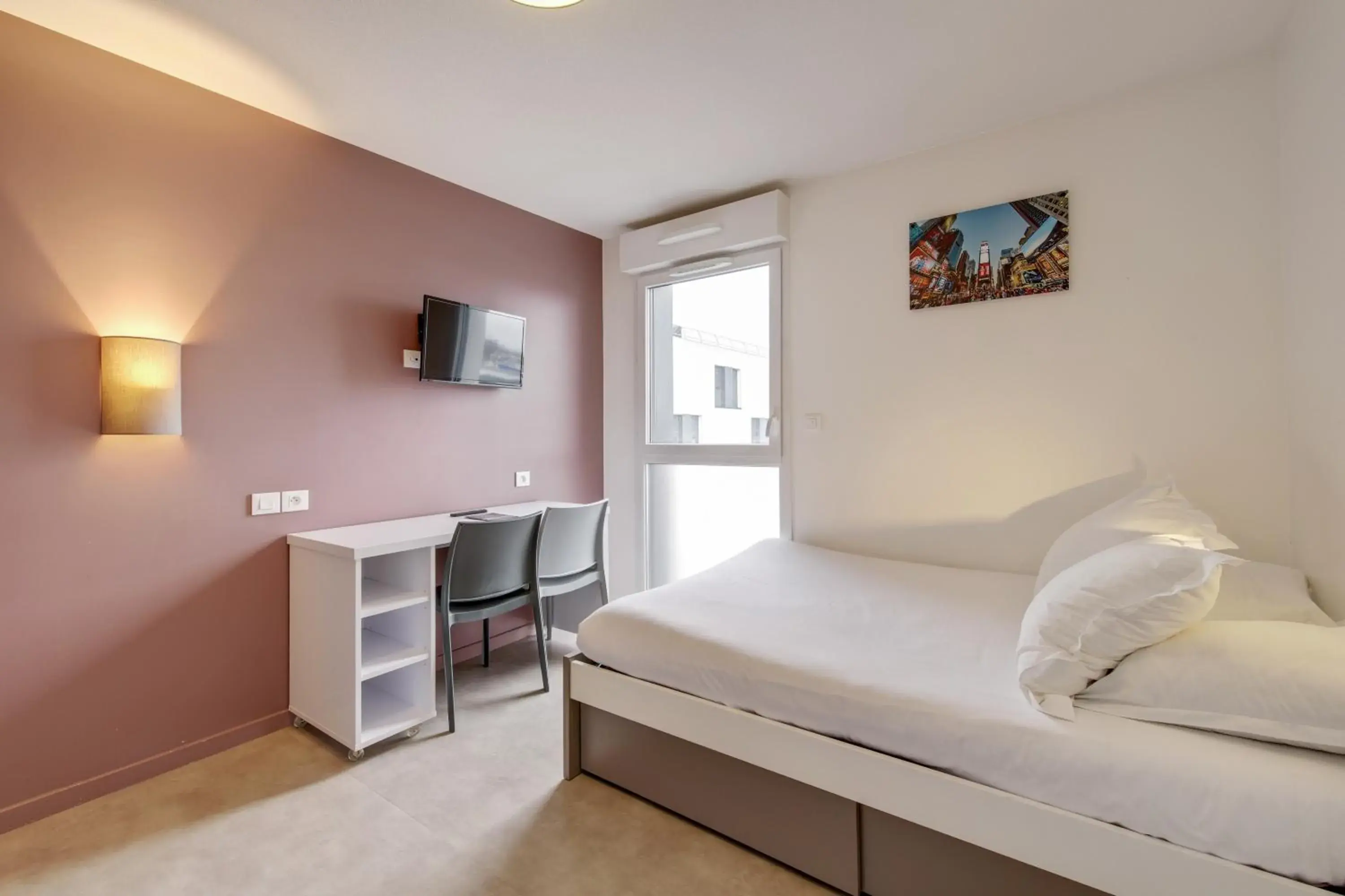 Bed in All Suites Appart Hôtel - Bordeaux - Pessac Bed in All Suites Appart Hôtel - Bordeaux - Pessac