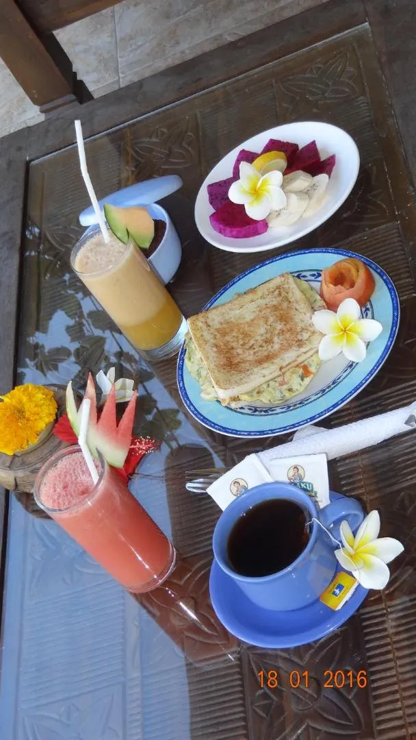 Food close-up in Kartika Bungalows
