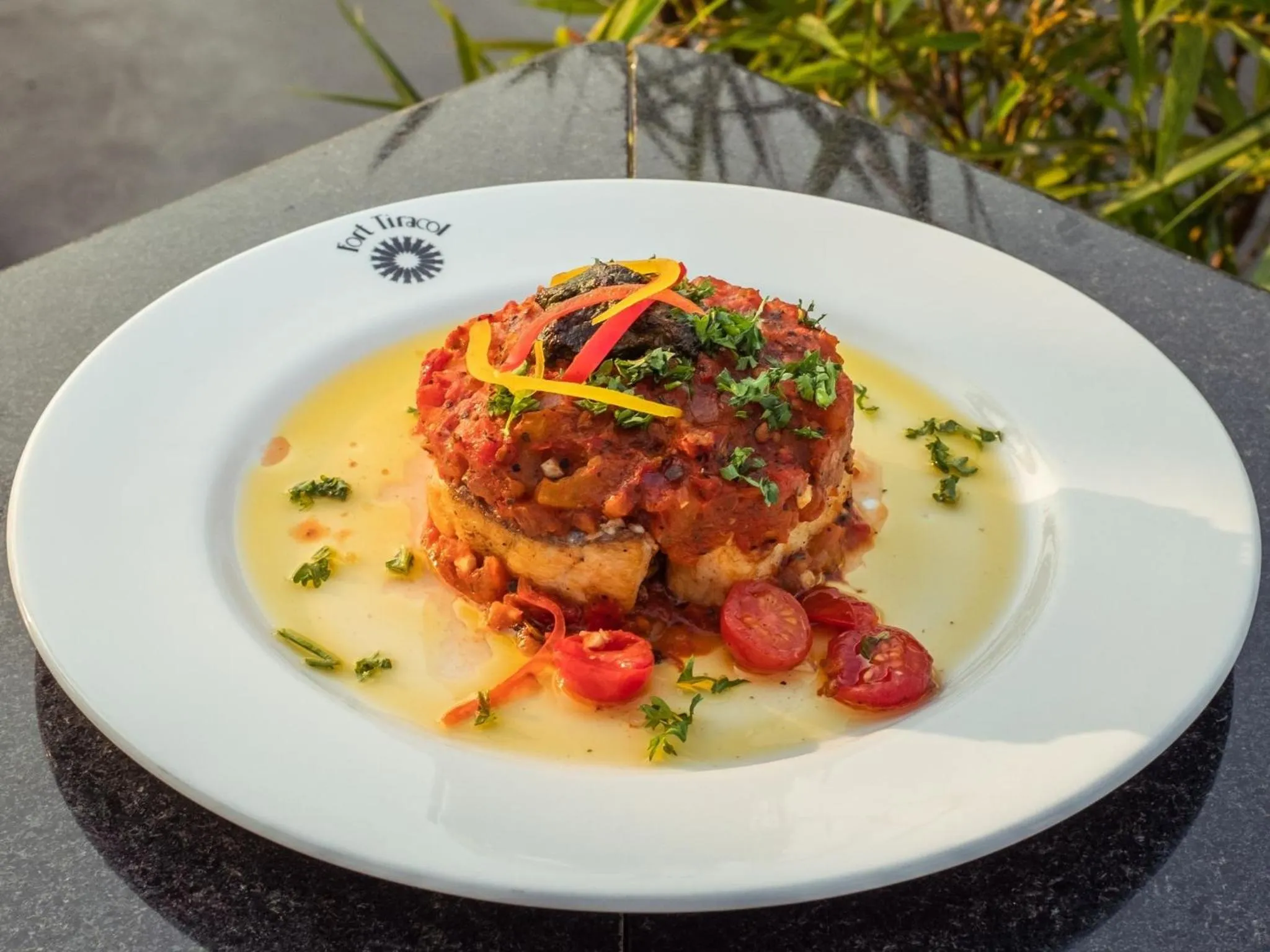 Food in Fort Tiracol Goa