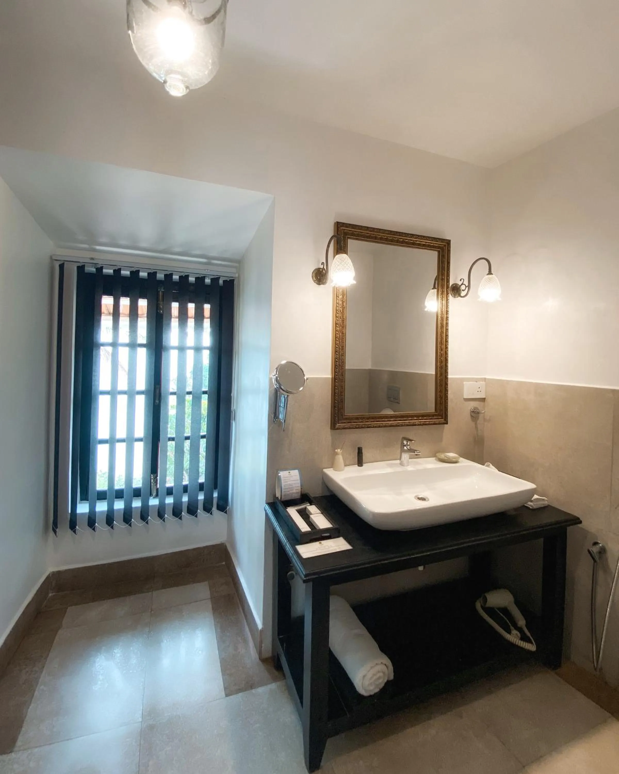 Bathroom in Fort Tiracol Goa