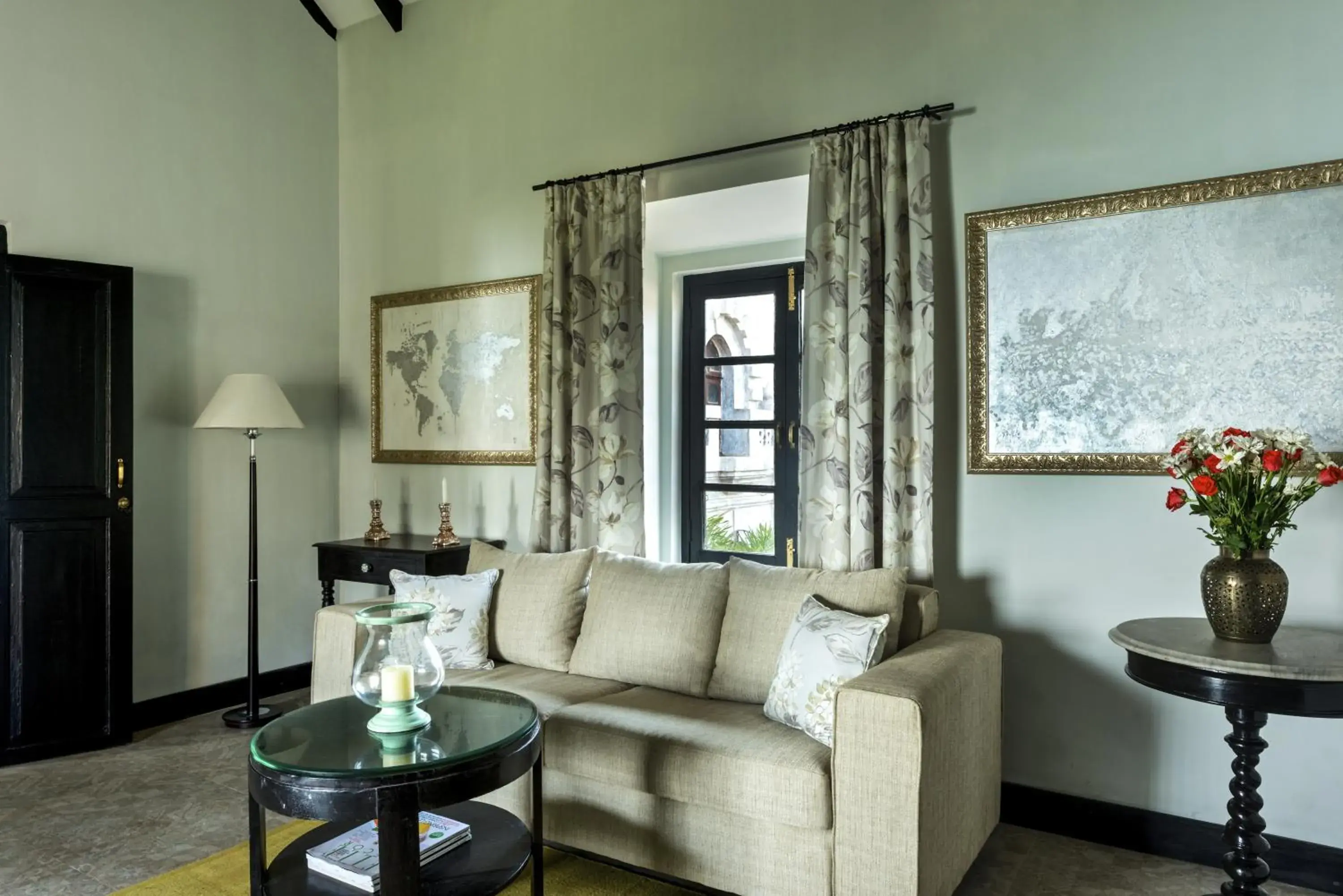 Living room in Fort Tiracol Goa Living room in Fort Tiracol Goa