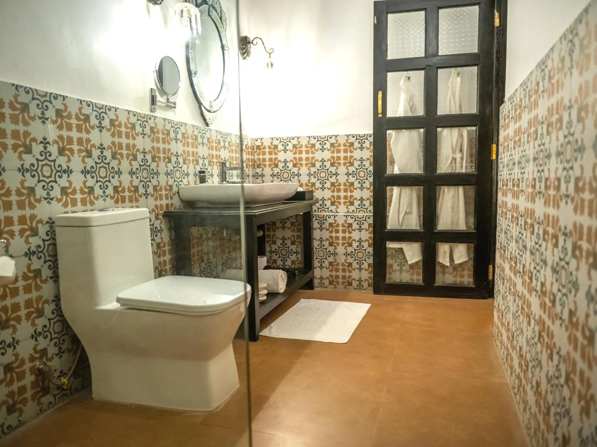 Bathroom in Fort Tiracol Goa