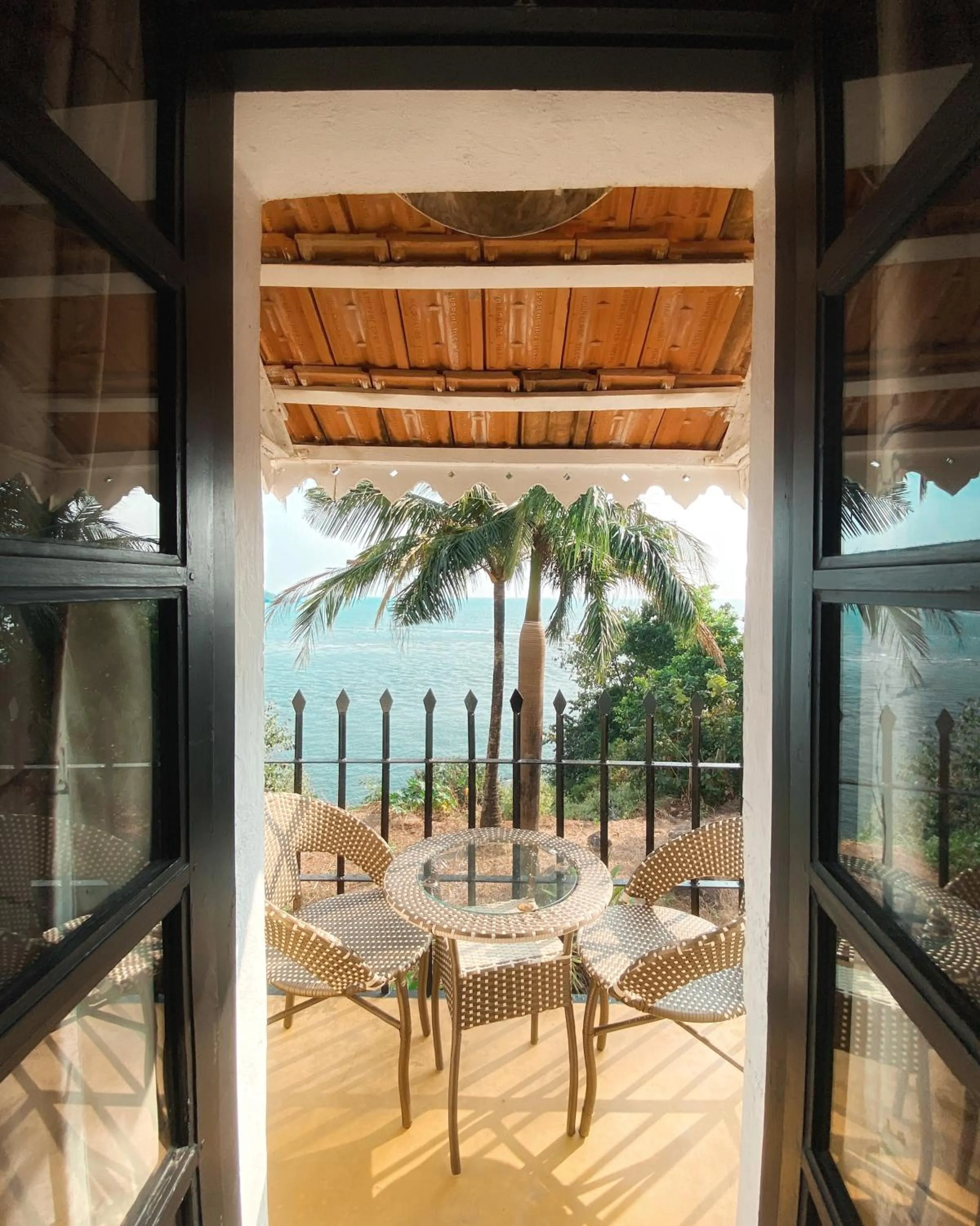 Balcony/Terrace in Fort Tiracol Goa