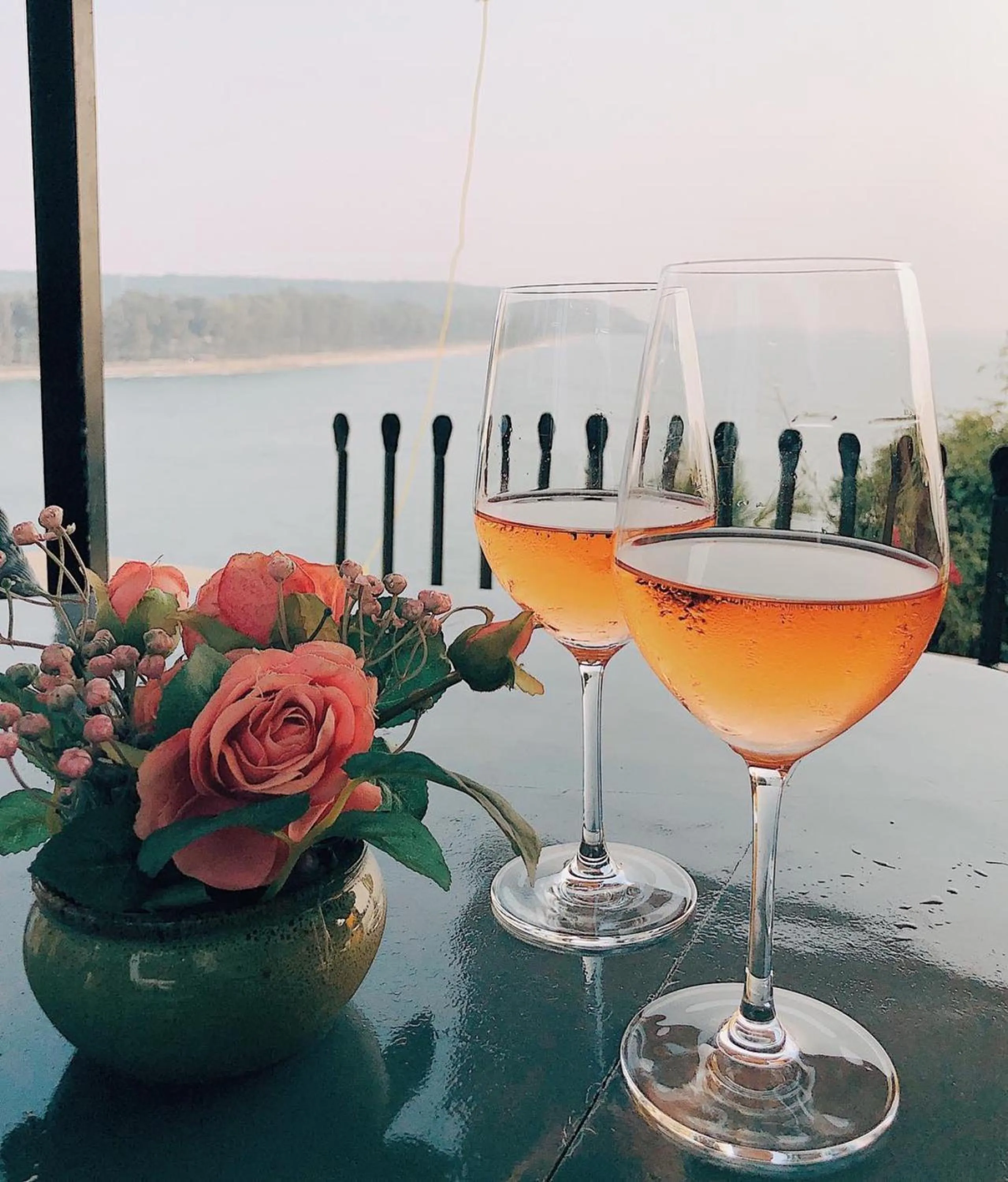 Drinks in Fort Tiracol Goa