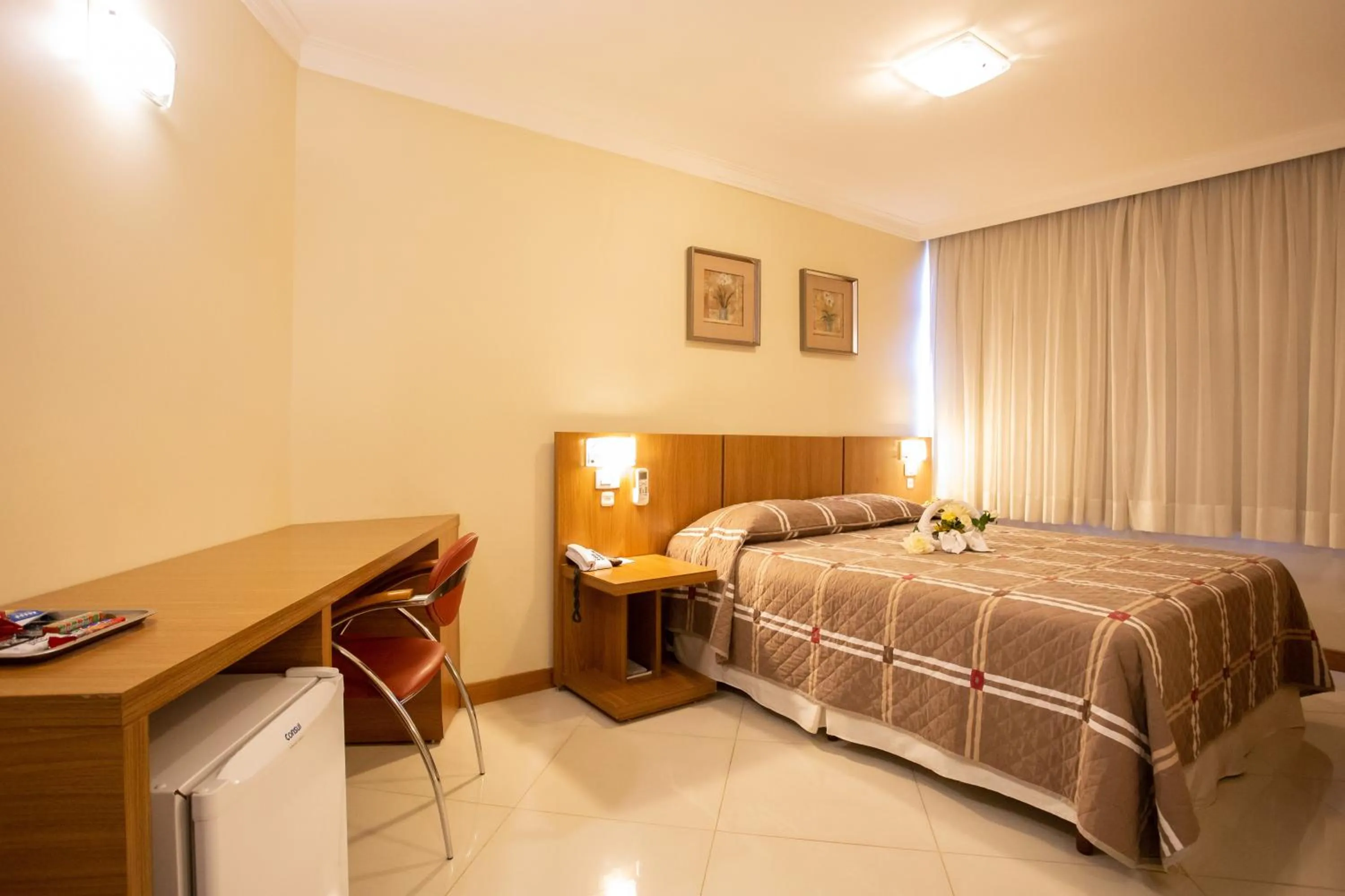 Bed in Barbur Center Hotel