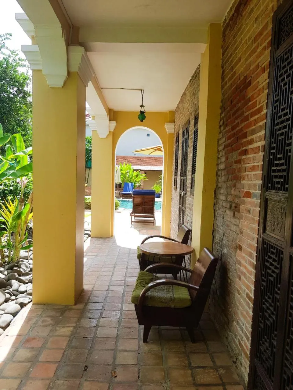 Seating area in La Villa