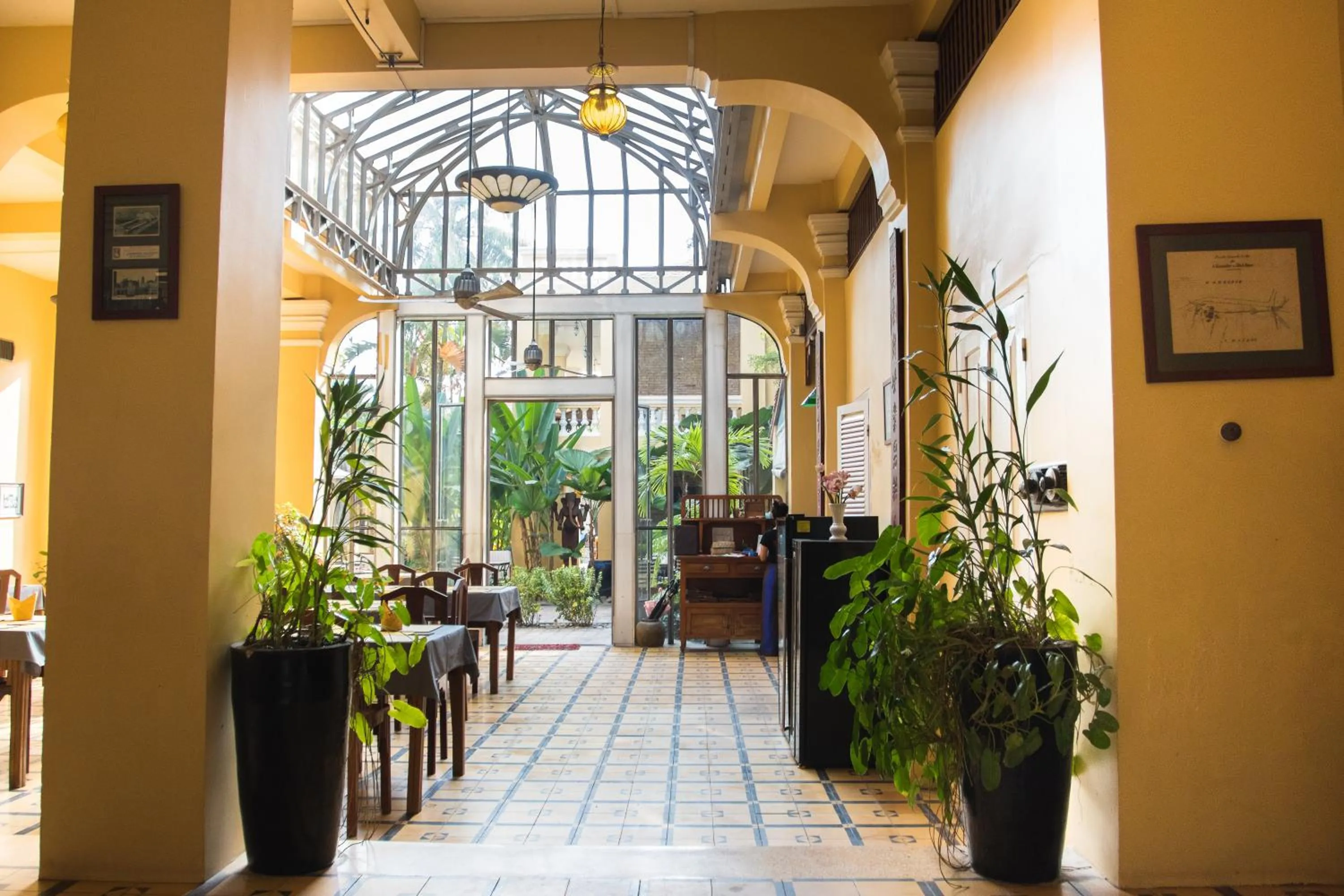 Dining area in La Villa