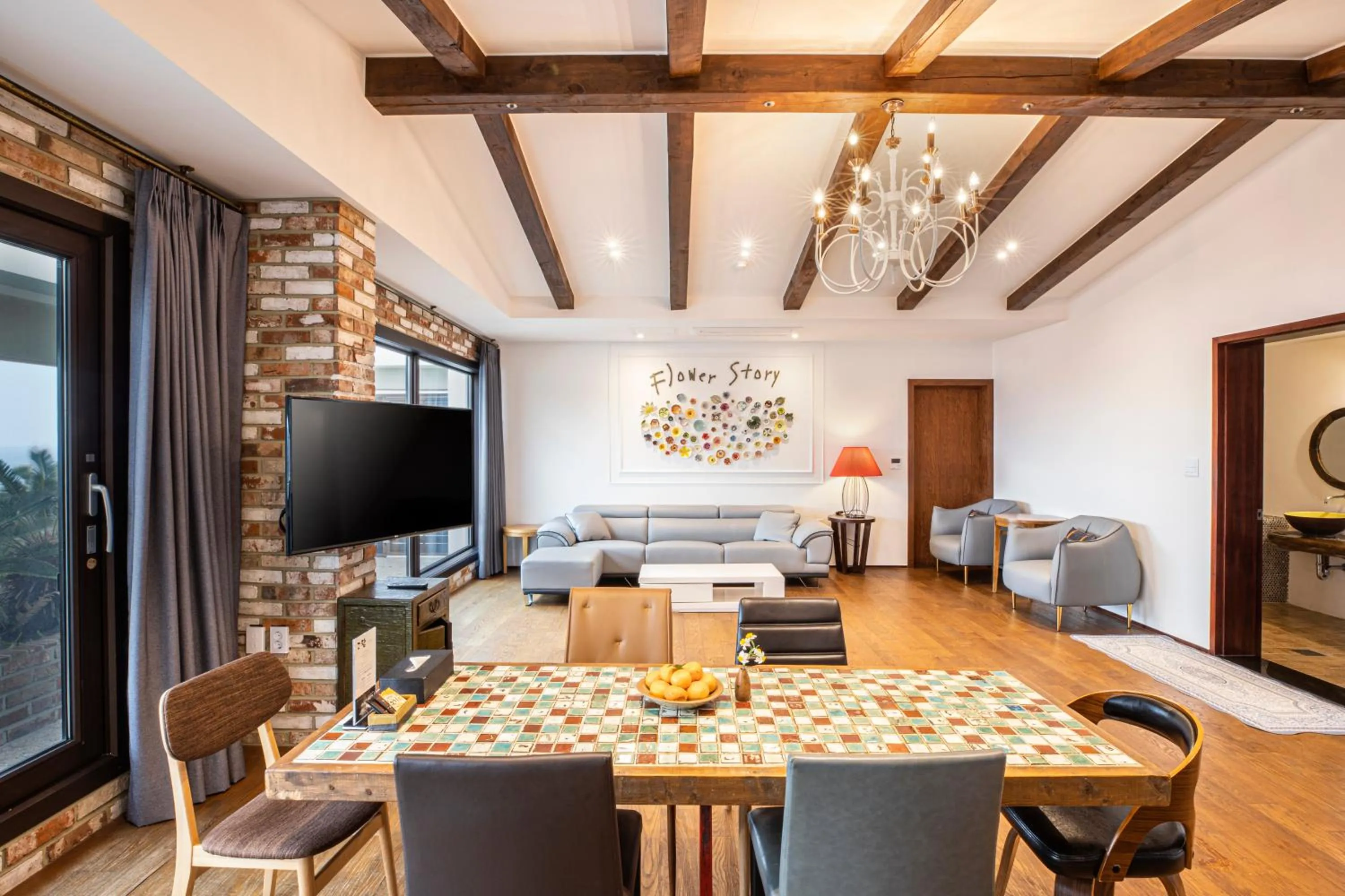 Living room in Olle Resort