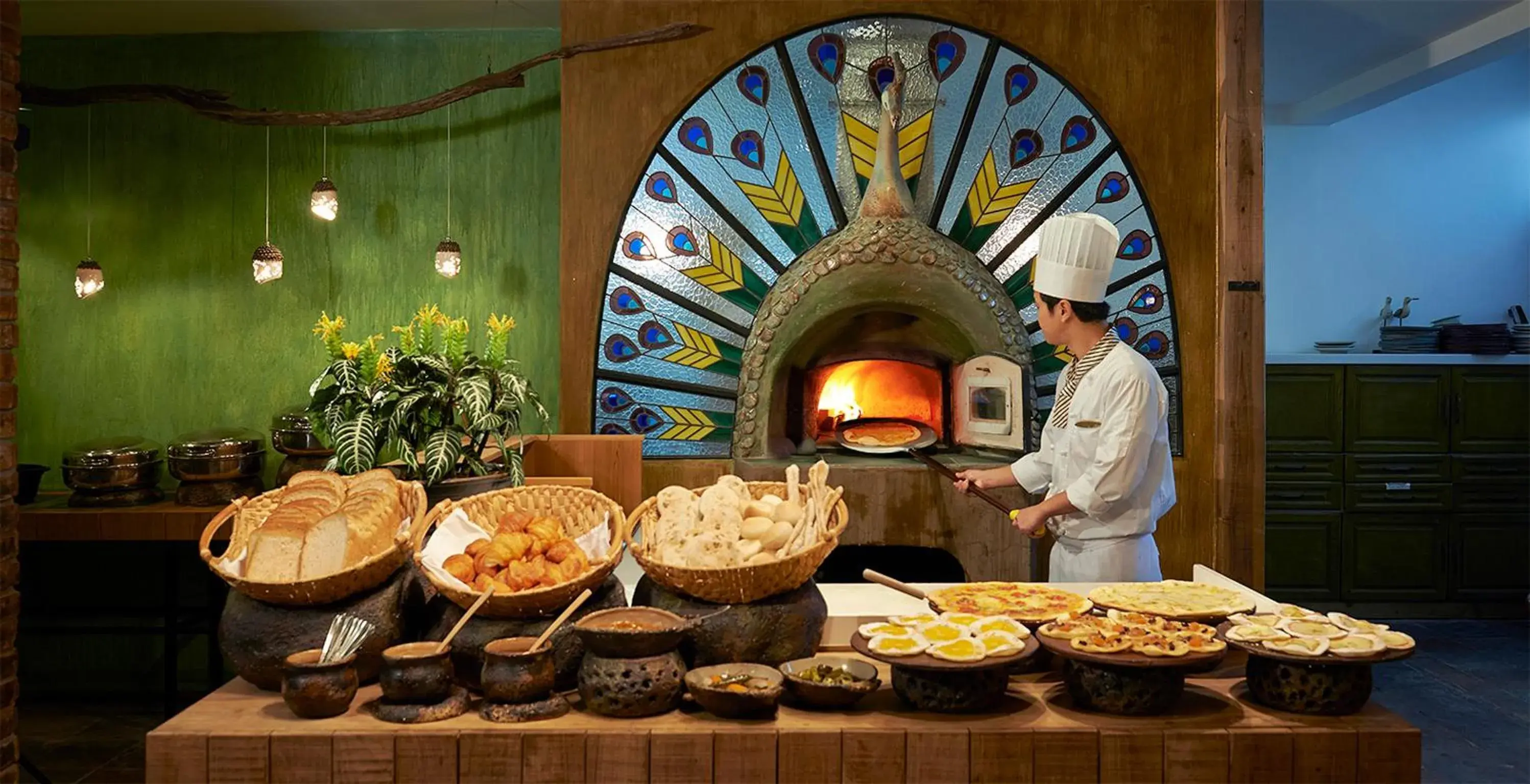 Buffet breakfast in Olle Resort Buffet breakfast in Olle Resort