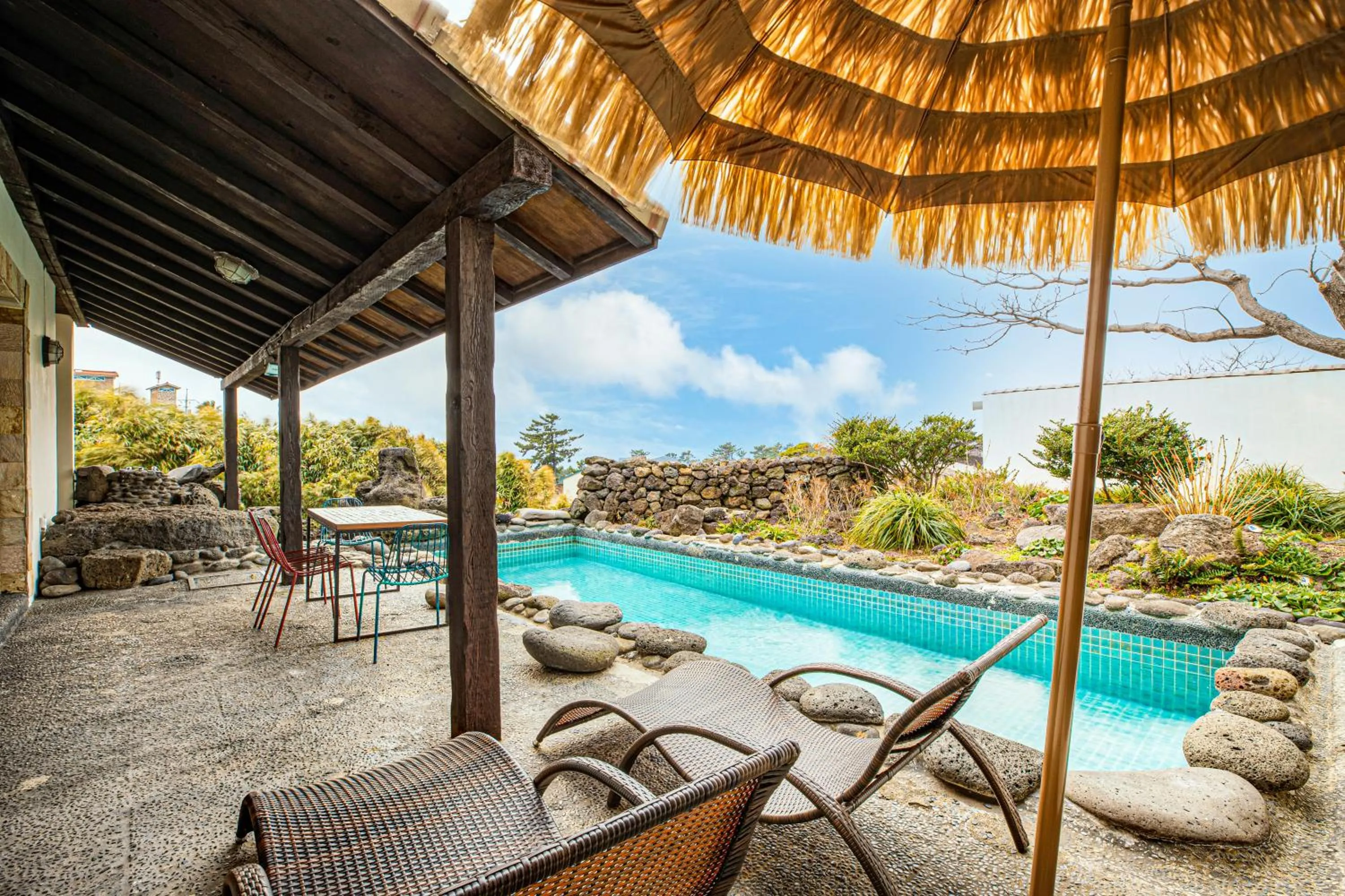 Patio in Olle Resort