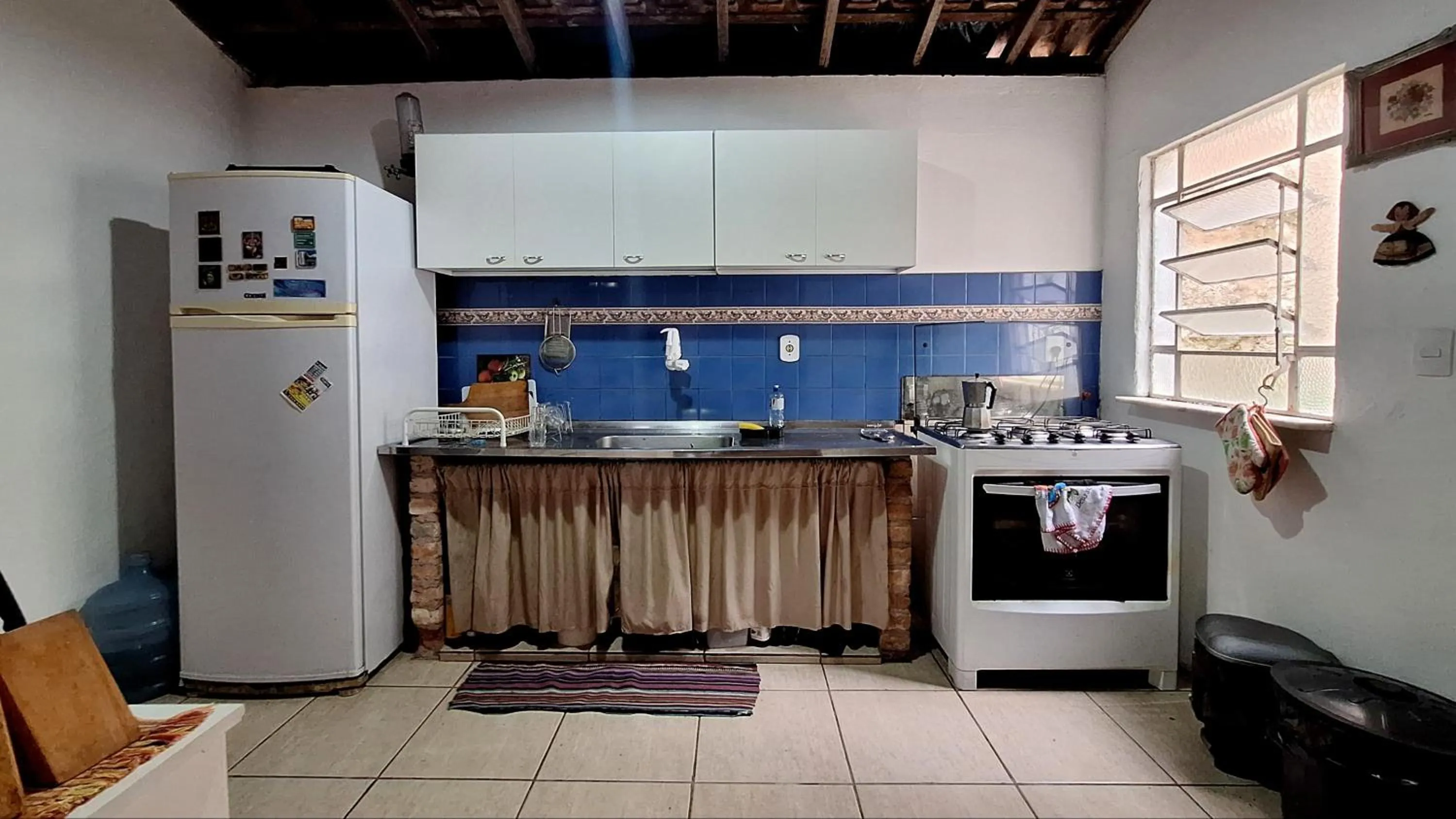 Kitchen or kitchenette in Casa em meio a natureza - Ideal para casal