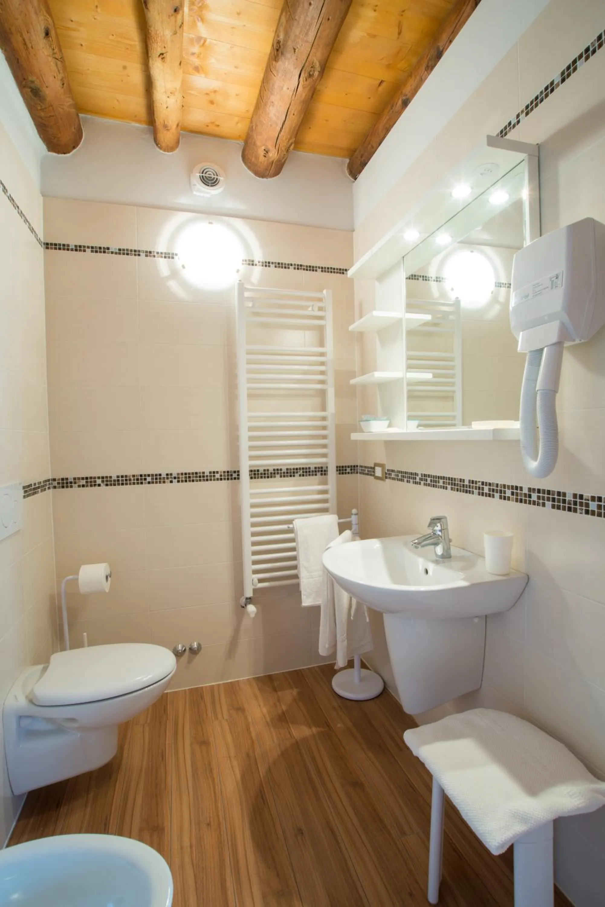 Shower in Bed and Breakfast La Quiete