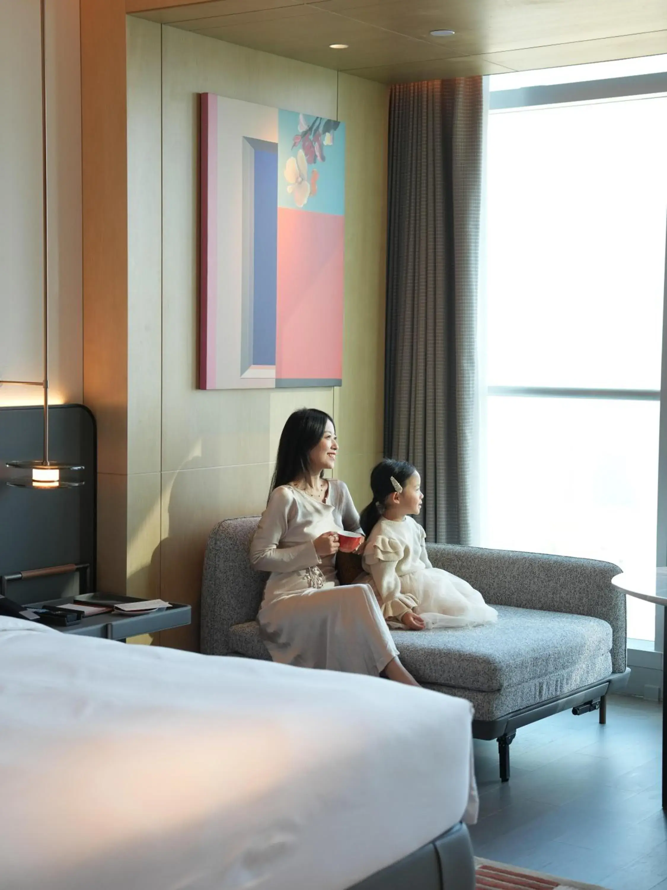 Deluxe King Room with Sofa Bed in Hyatt Centric The Ring Chengdu Deluxe King Room with Sofa Bed in Hyatt Centric The Ring Chengdu