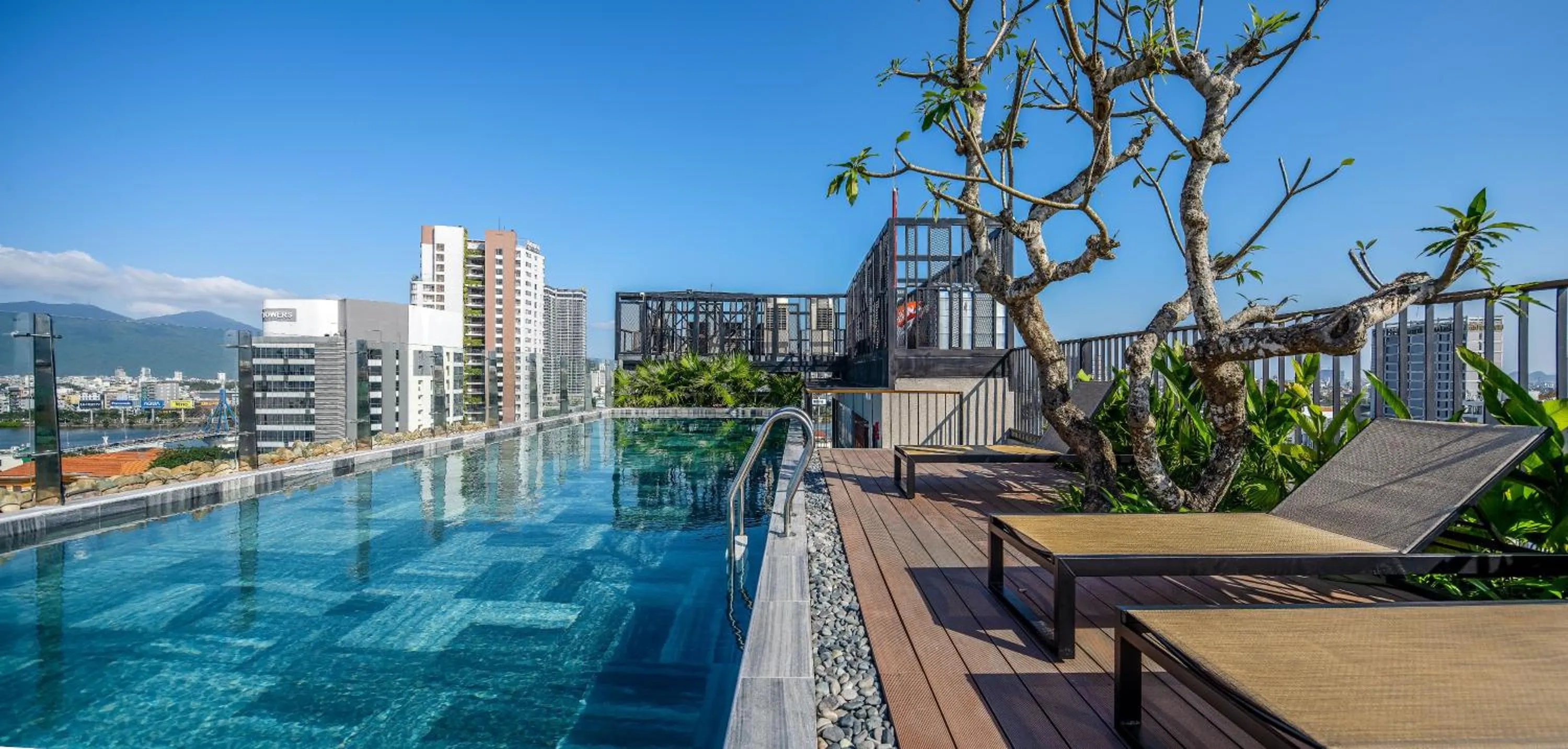 Swimming pool in Tropical Dorm Hostel Da Nang by Haviland