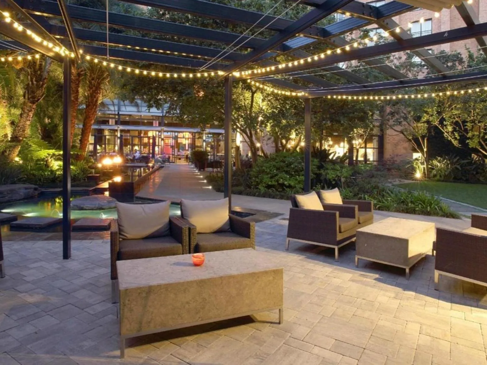 Patio in Royal Majestic Hotel