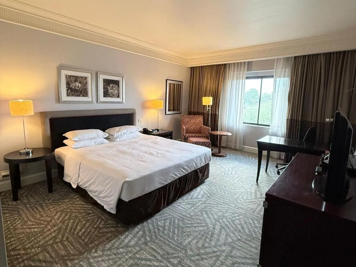 Bed in Royal Majestic Hotel