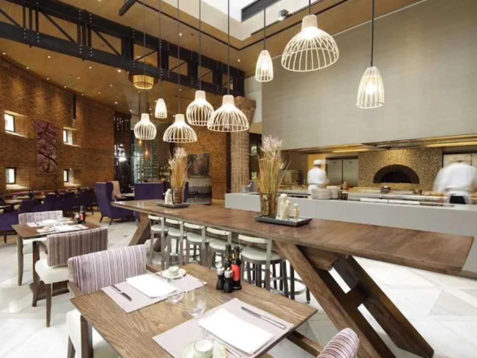 Dining area in Royal Majestic Hotel