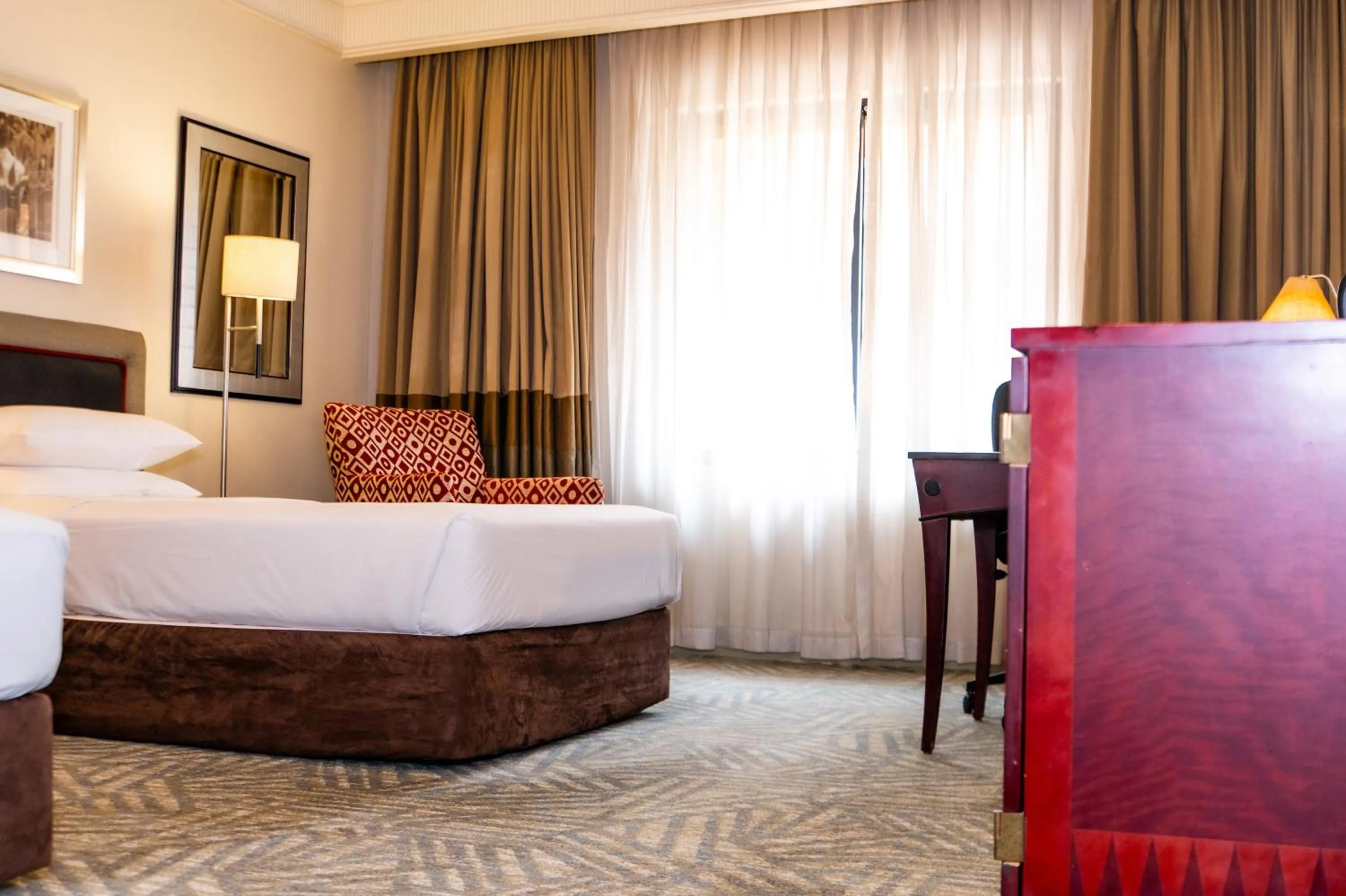 Bed in Royal Majestic Hotel