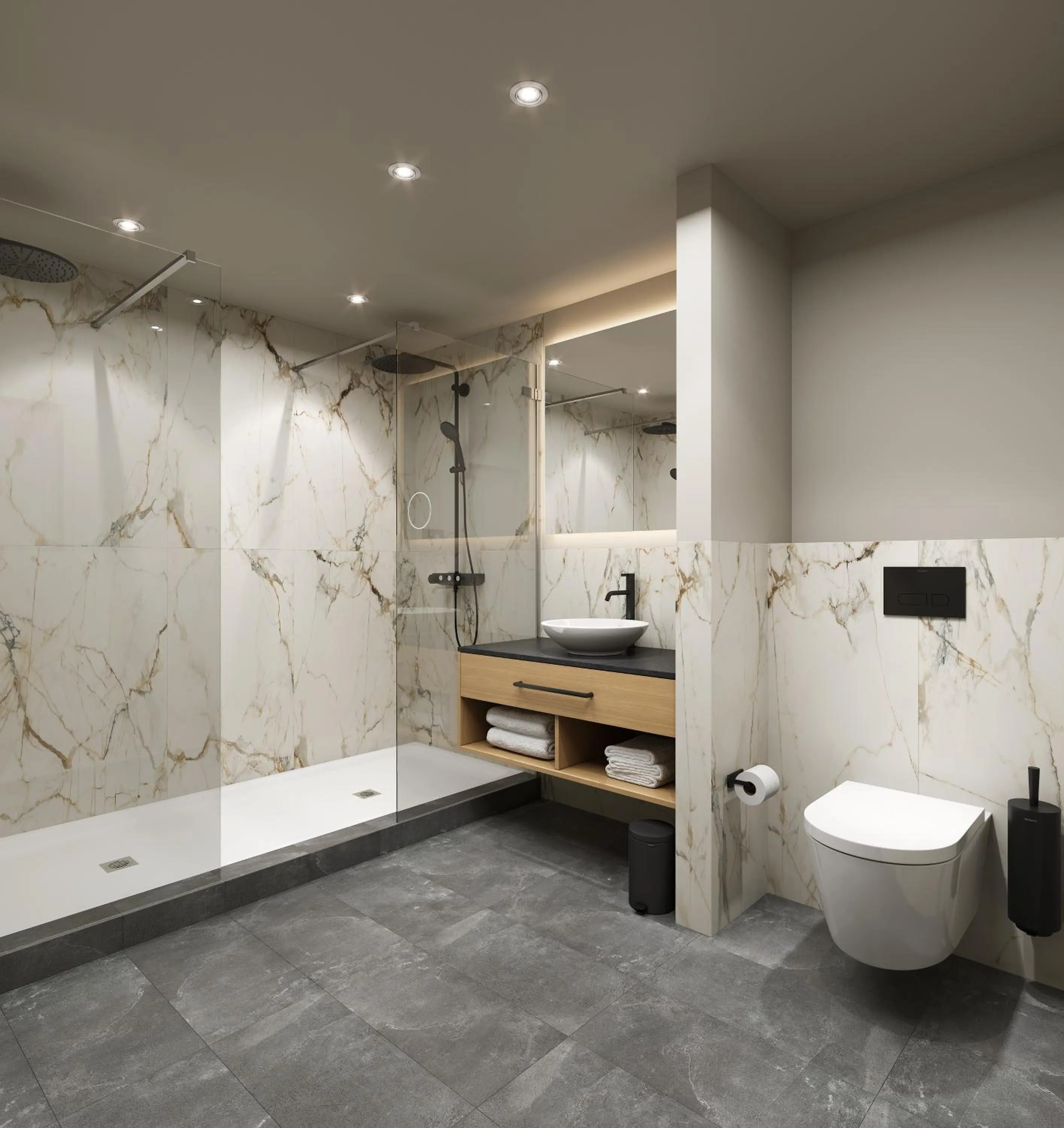 Bathroom in master Wola Warsaw