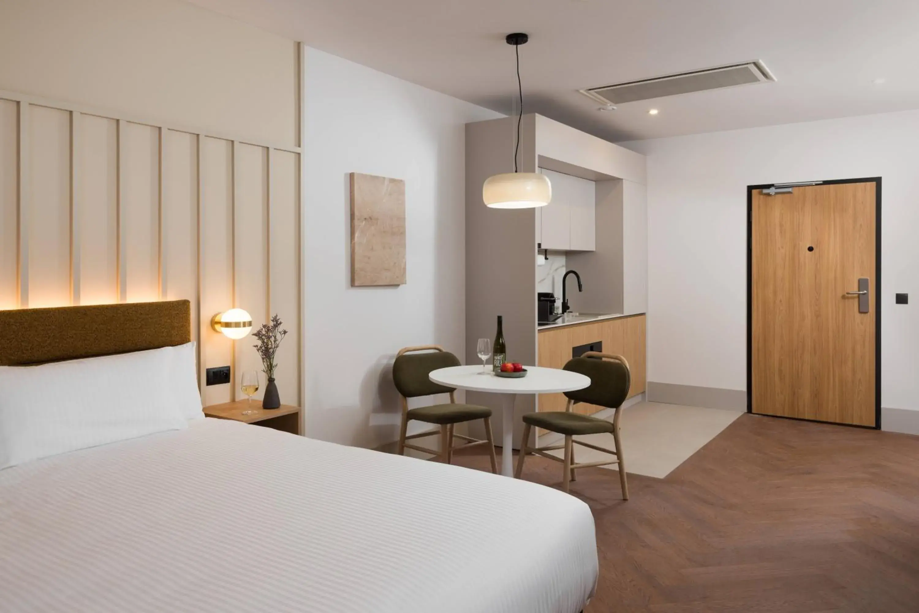 Bed in master Wola Warsaw Bed in master Wola Warsaw