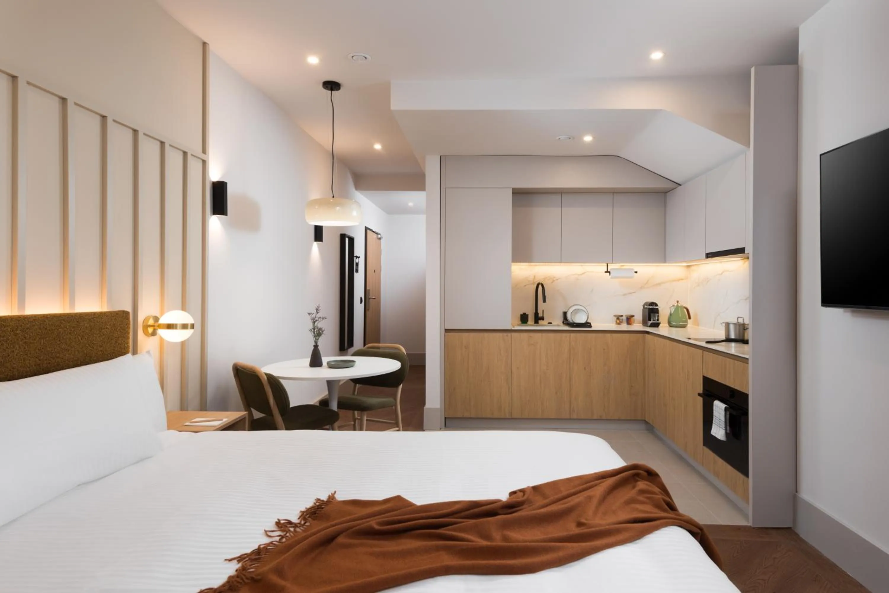 Bed in master Wola Warsaw