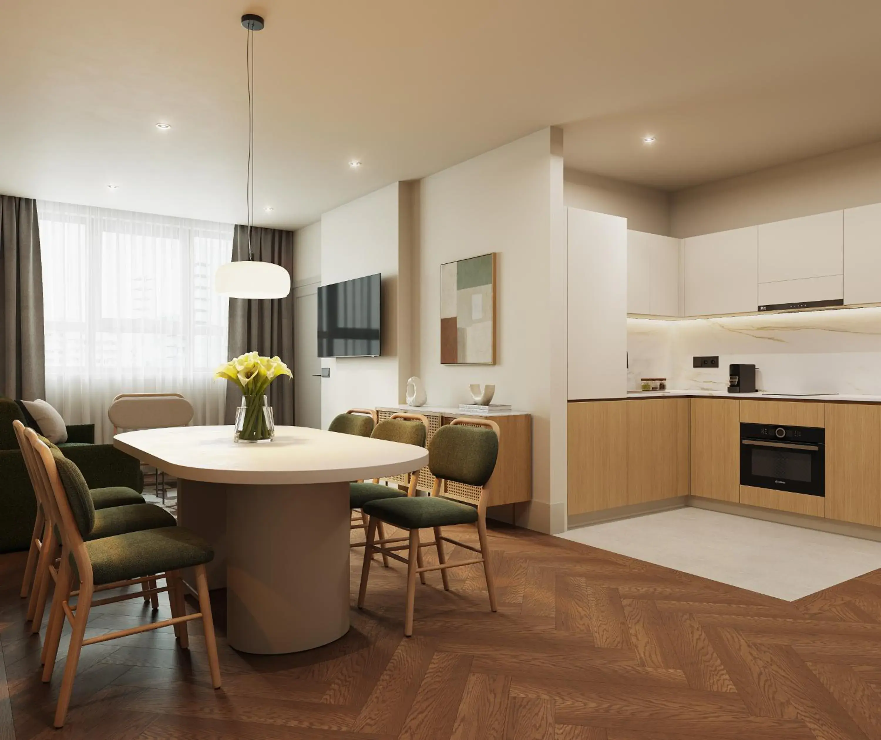 Living room in master Wola Warsaw Living room in master Wola Warsaw