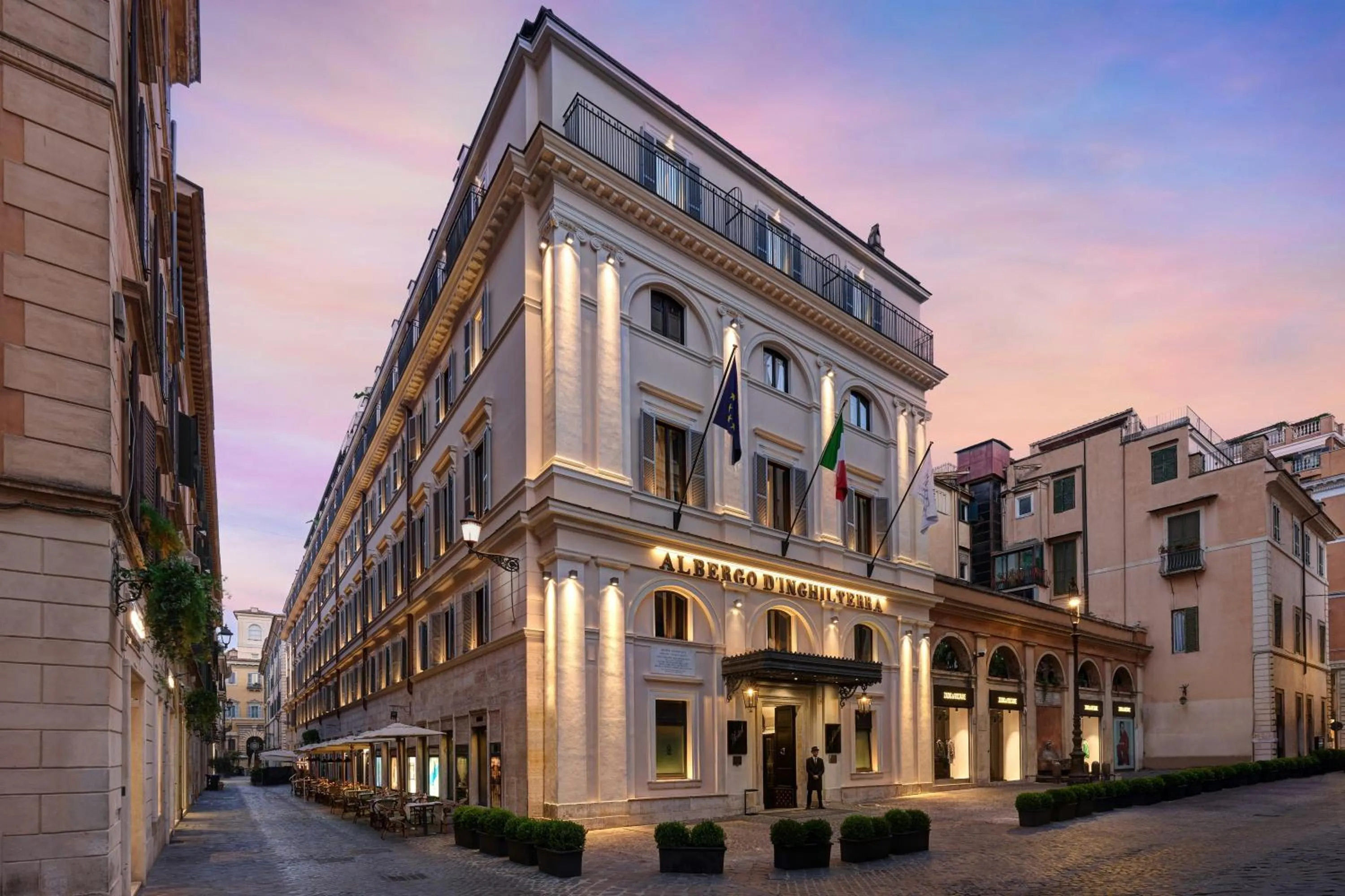 Property building in Hotel d’Inghilterra Roma – Starhotels Collezione