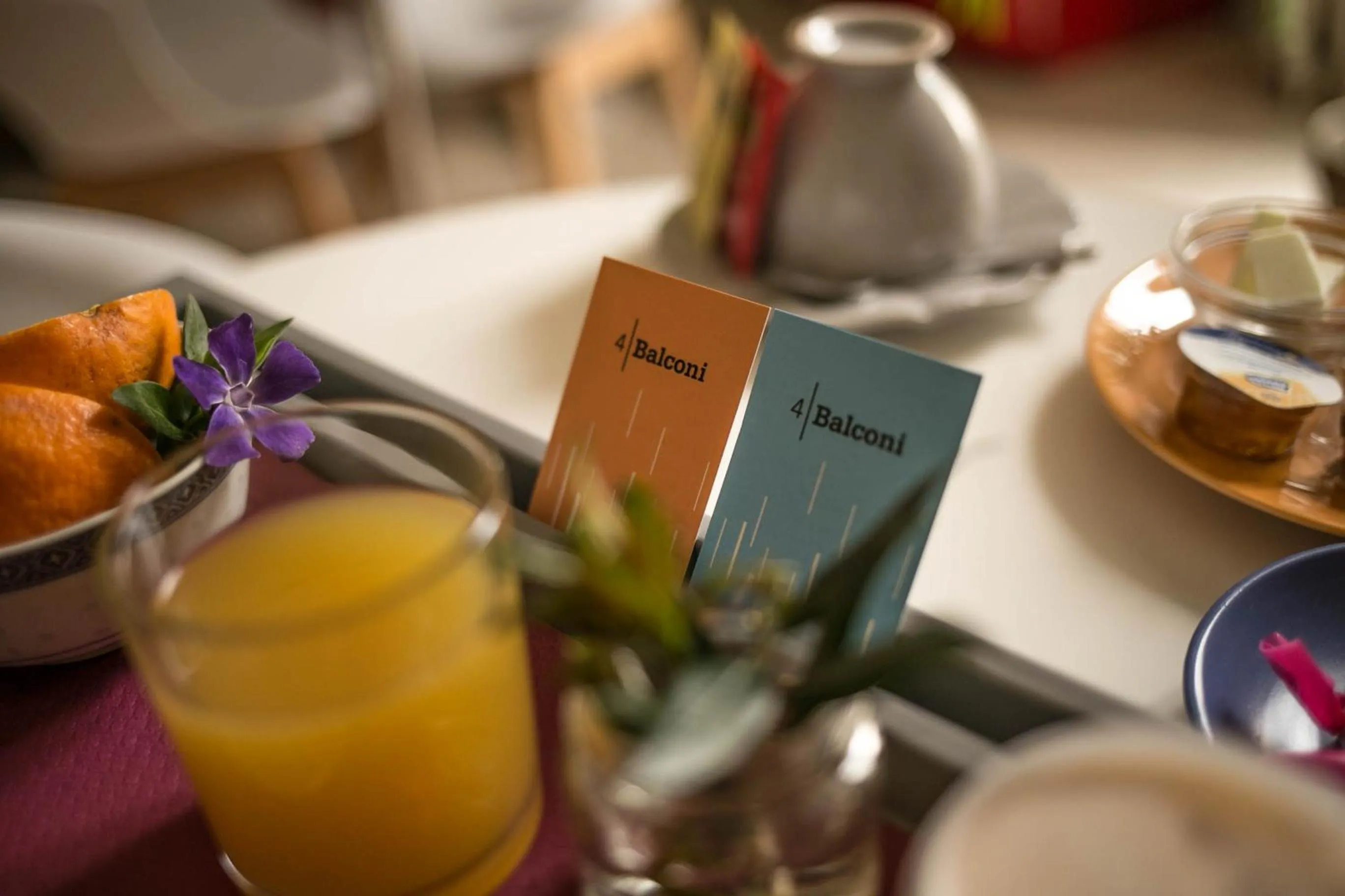 Breakfast in 4 Balconi rooms-Boutique B&B