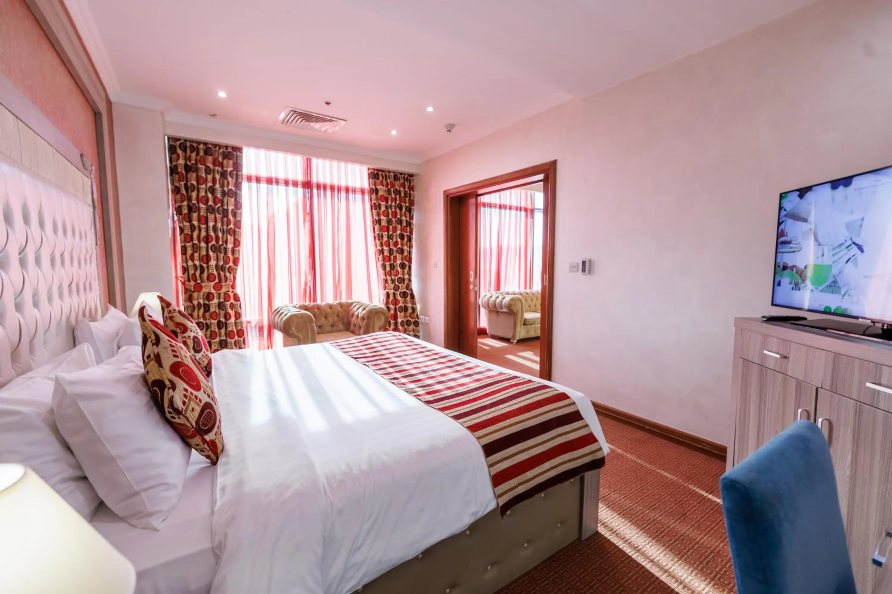 Bed in Sapphire Plaza Hotel