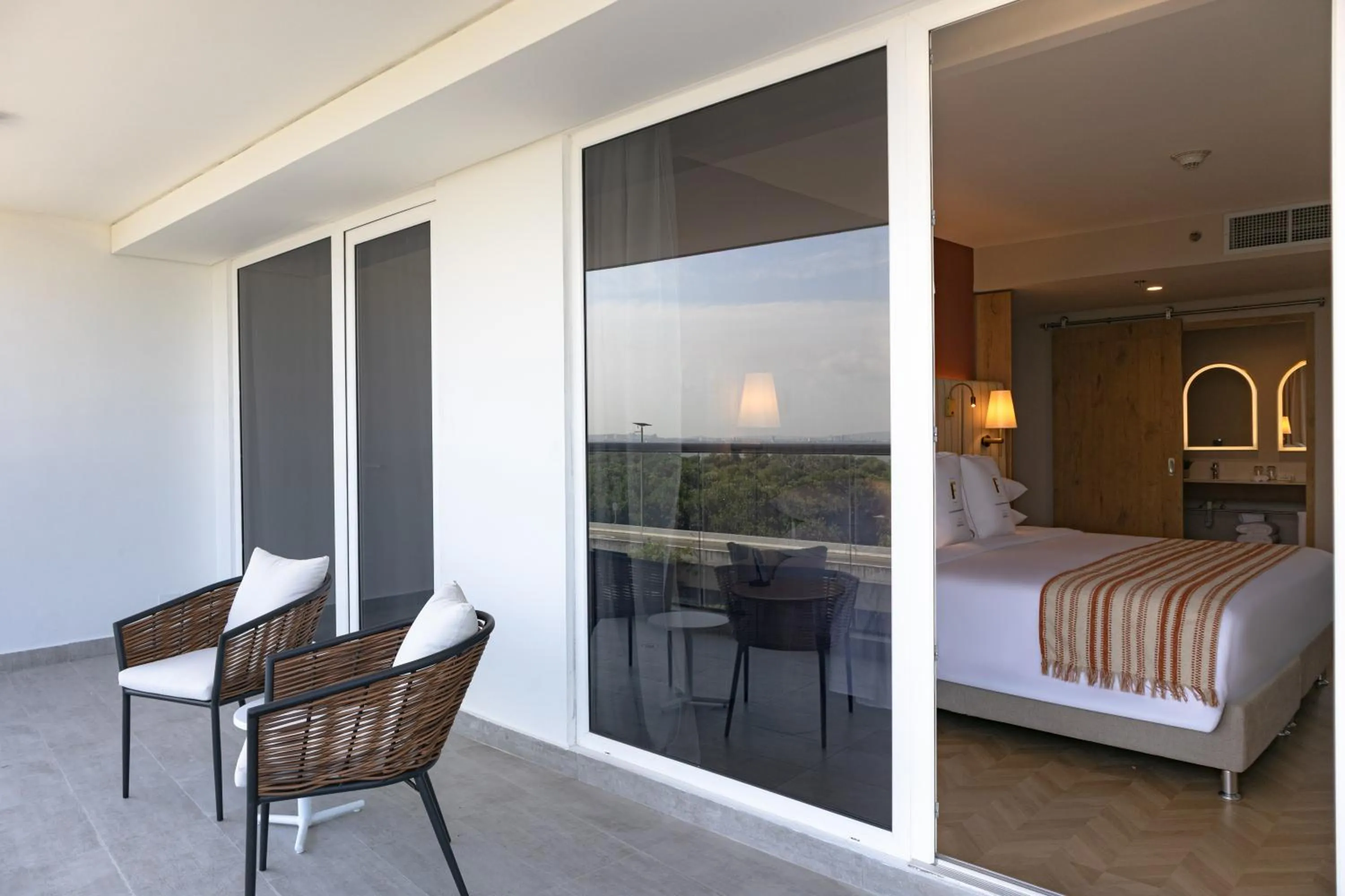 Balcony/Terrace, Bed in Faranda Collection Cartagena, a member of Radisson Individuals