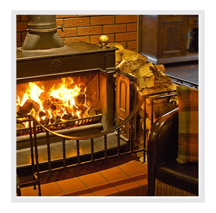 fireplace in Glenisle Hotel