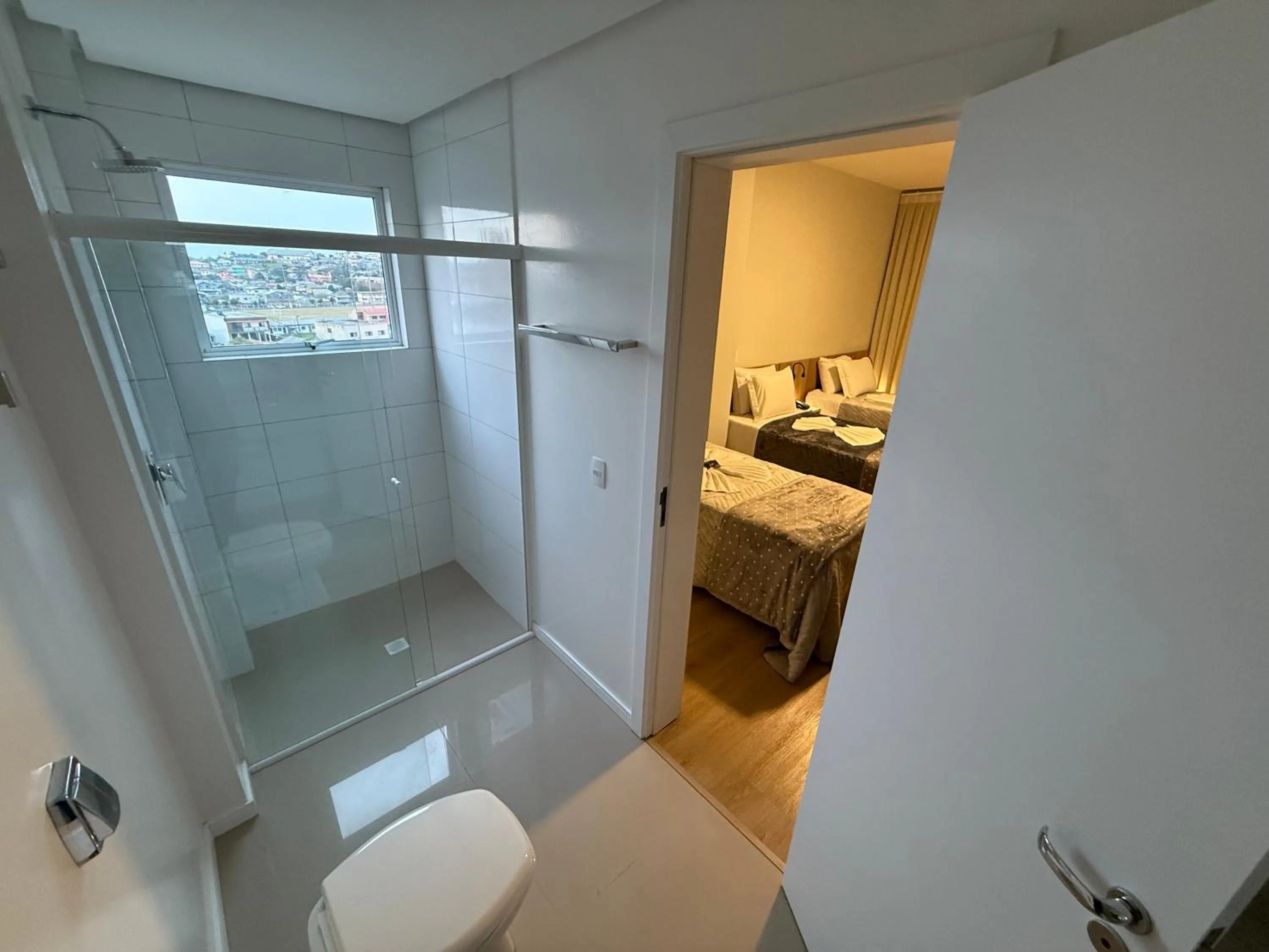 Toilet, Bed in Hotel Bon Vivant
