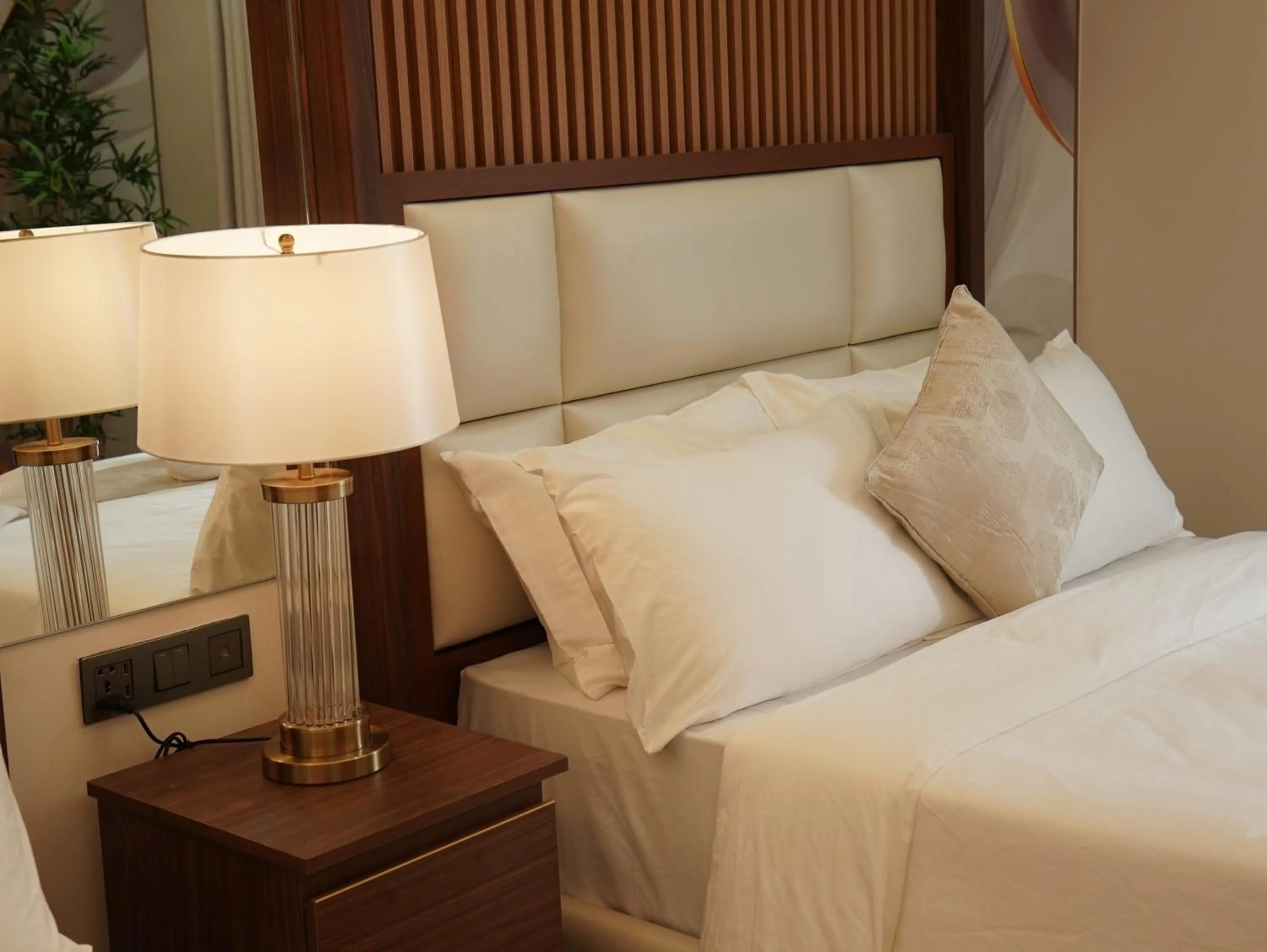 Bed in Chateau de Maisons Suites
