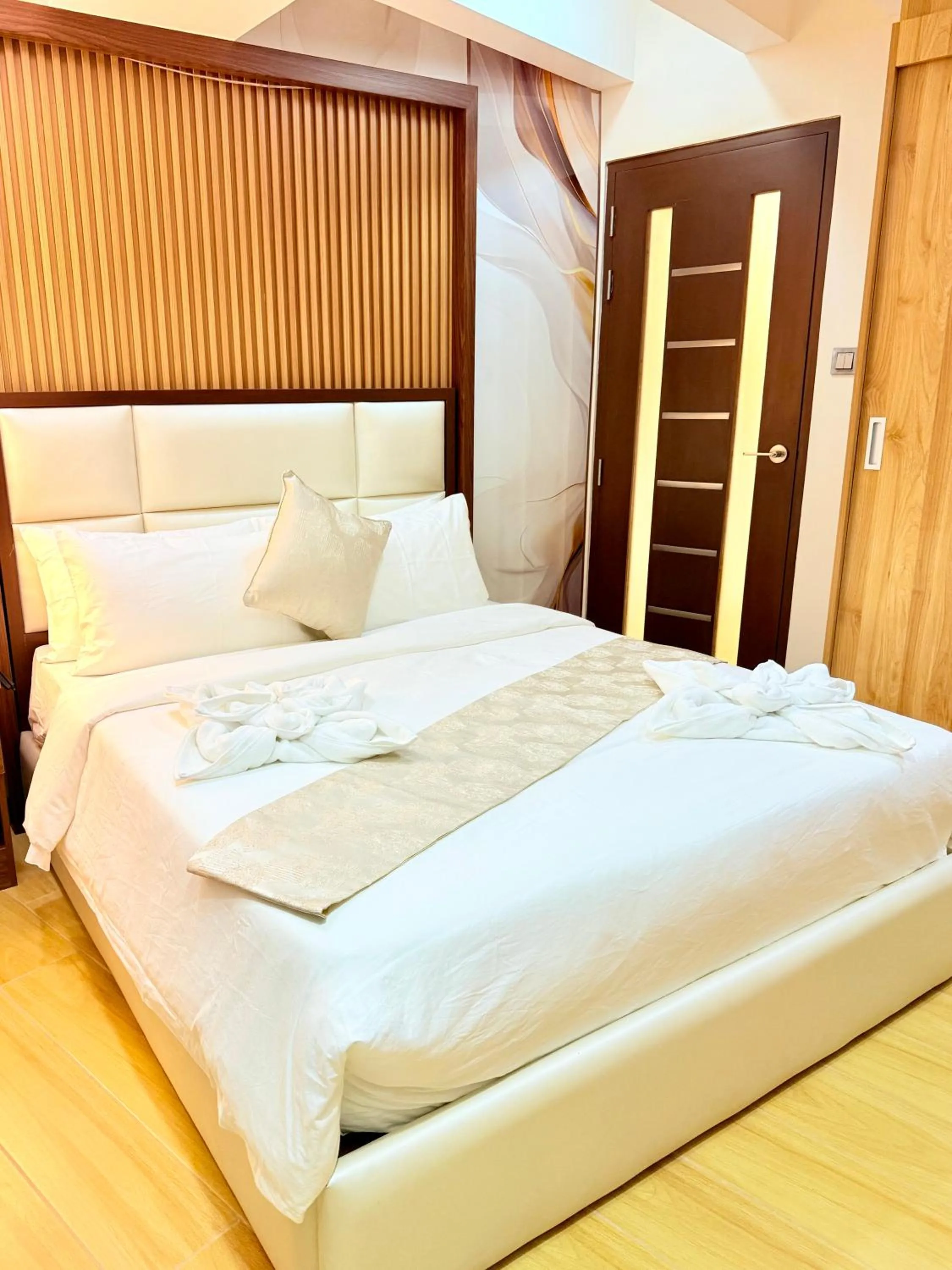 Bed in Chateau de Maisons Suites