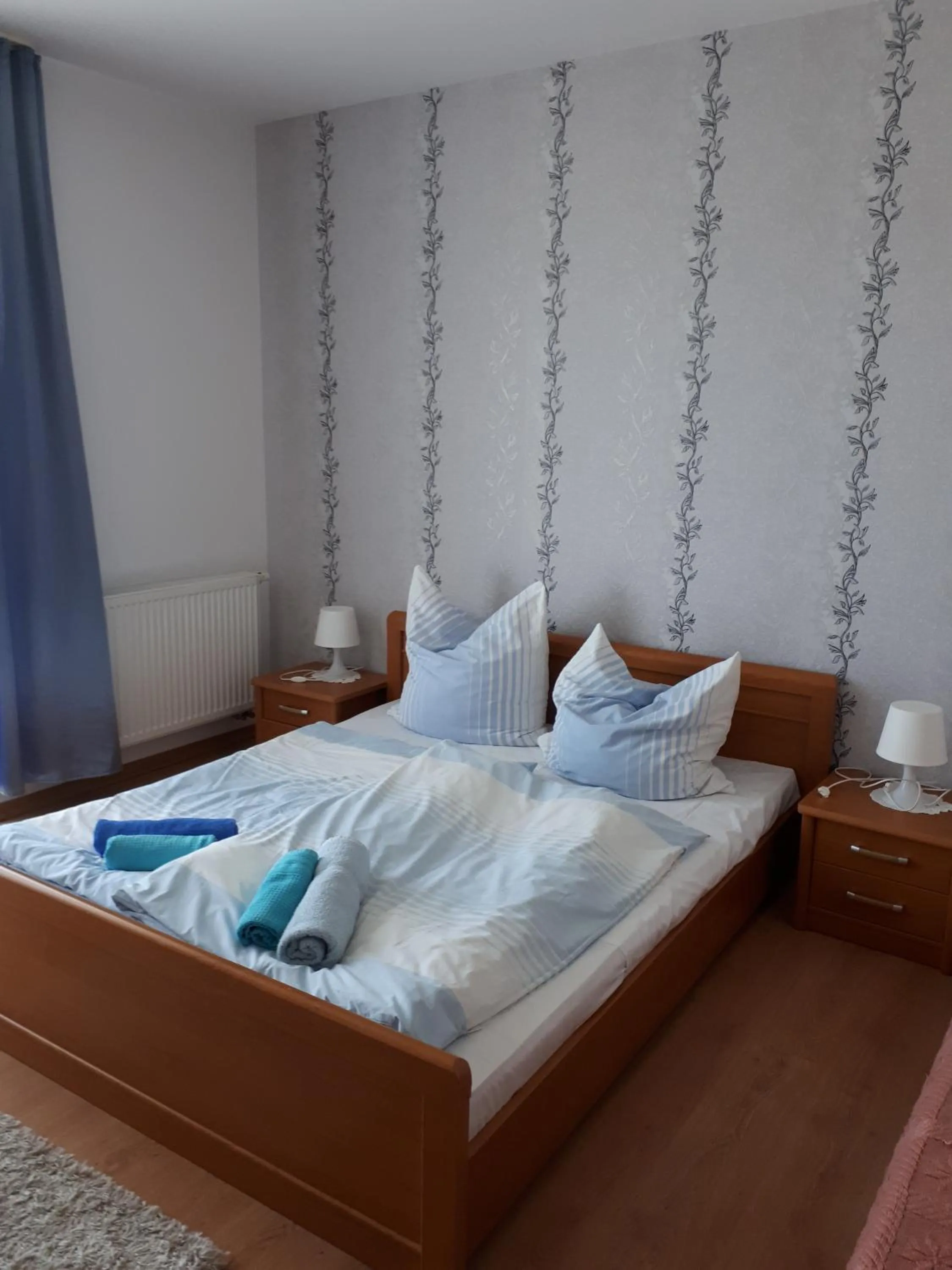 Bed in Pension Asteria